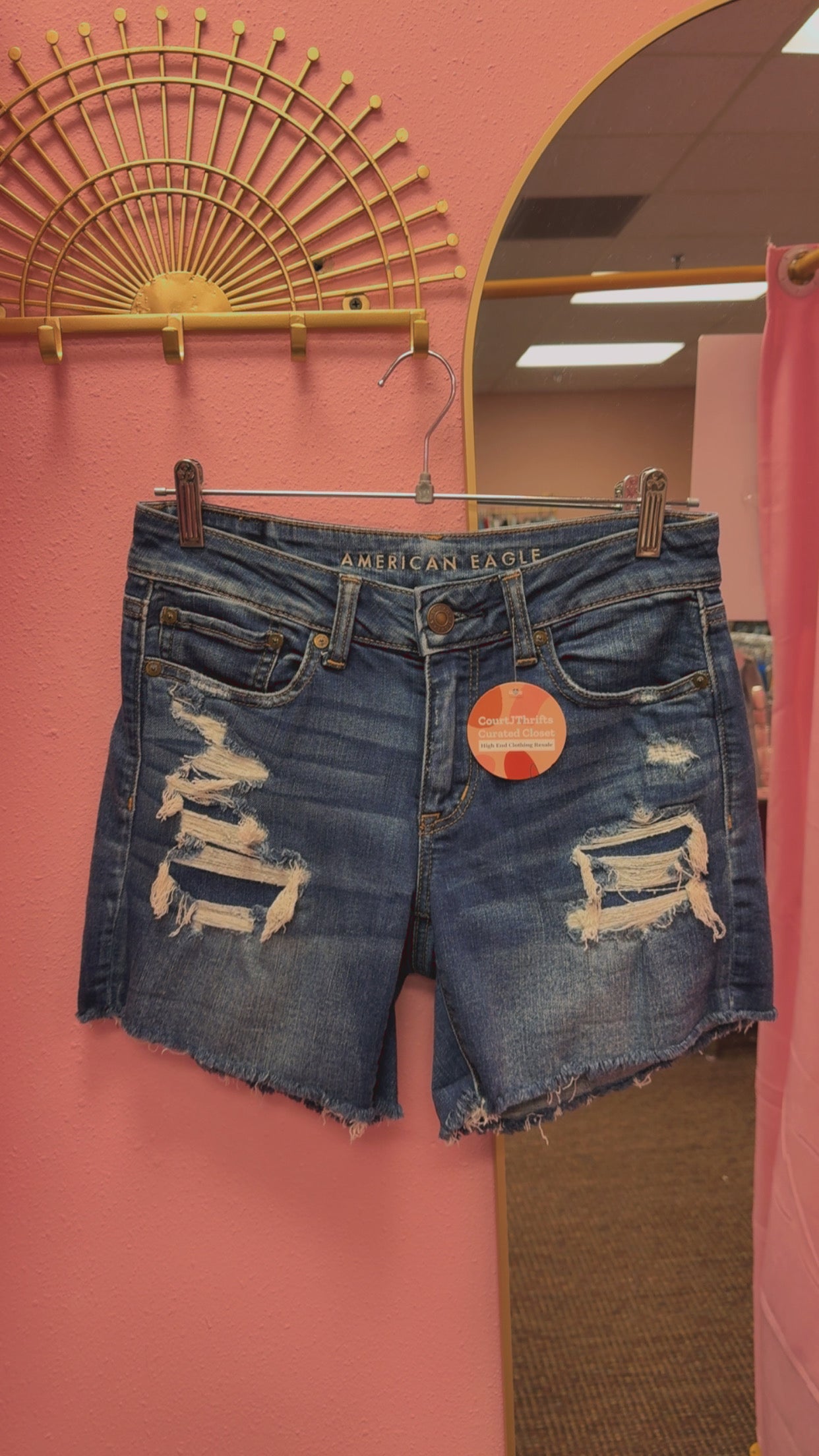 American Eagle MIDI Shorts Size 2