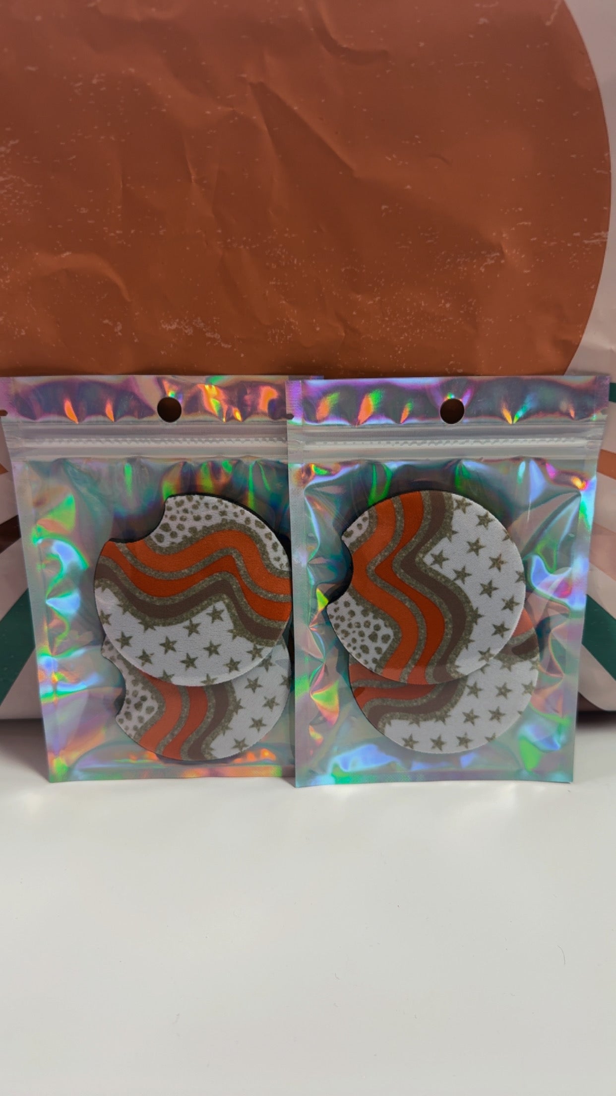 Car Coasters- Groovy Stars