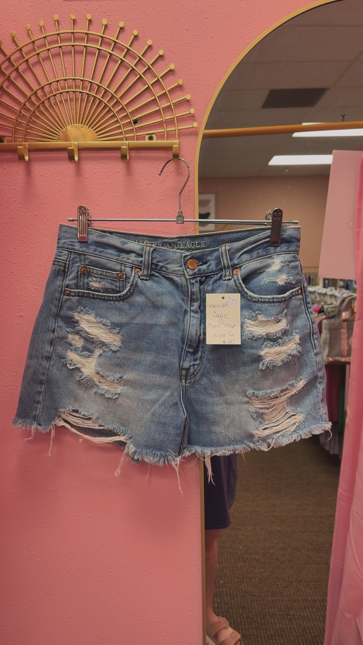 American Eagle Mom Shorts Size 6