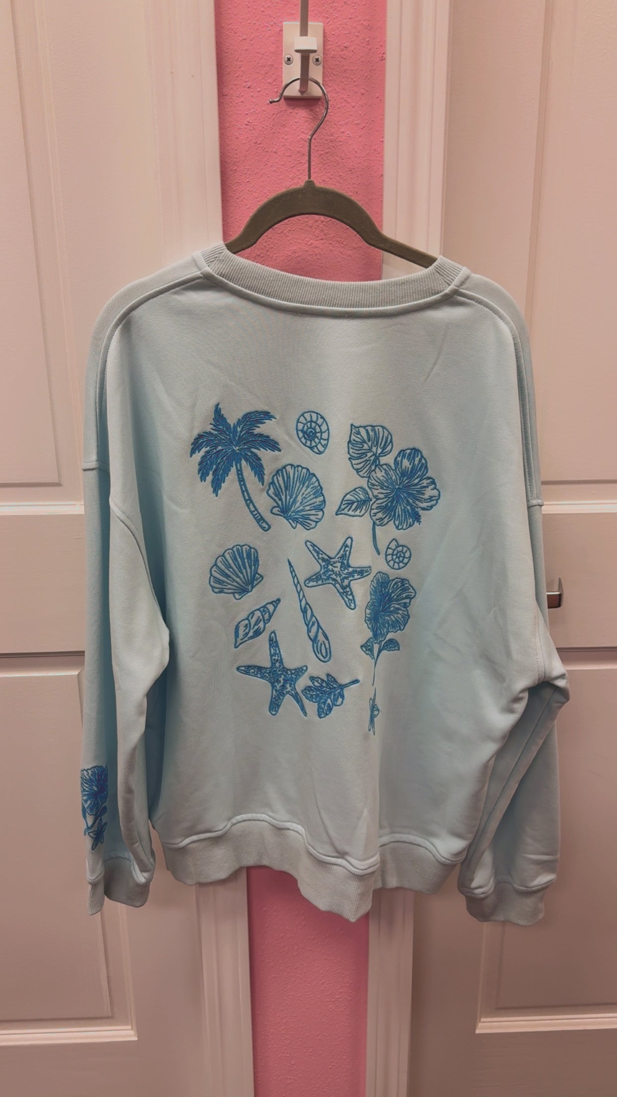 CourtJThrifts Le Lis Embroidered Crewneck