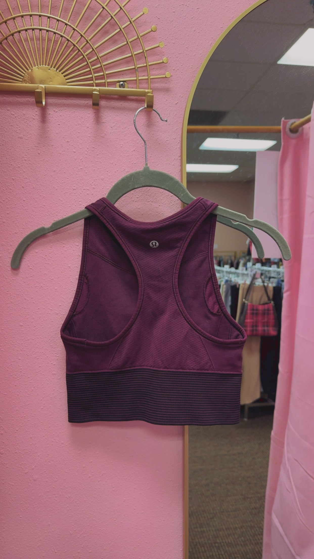 Lululemon High Neck Sports Bra Size 4