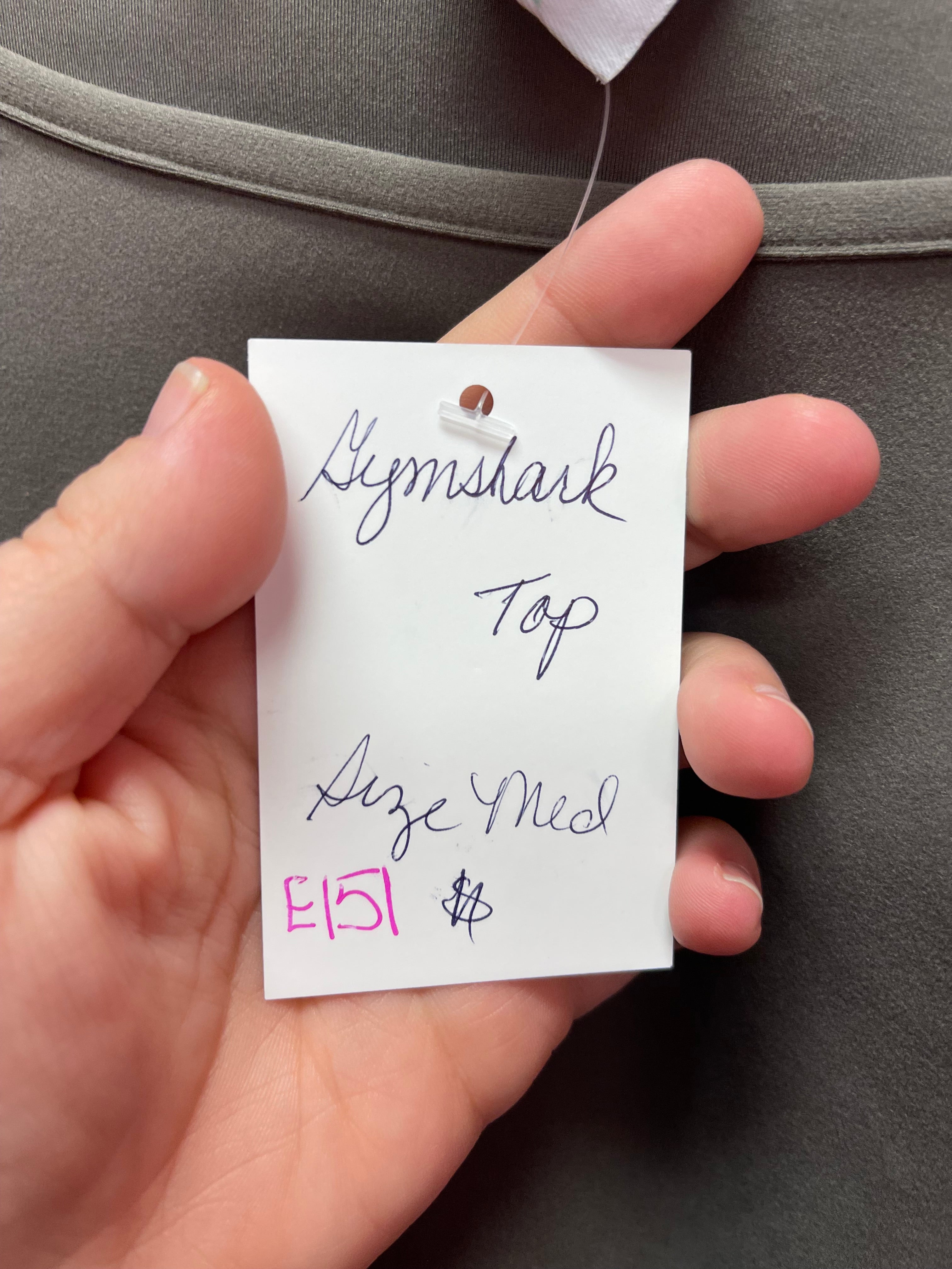 Gymshark Cropped Tee Size Medium