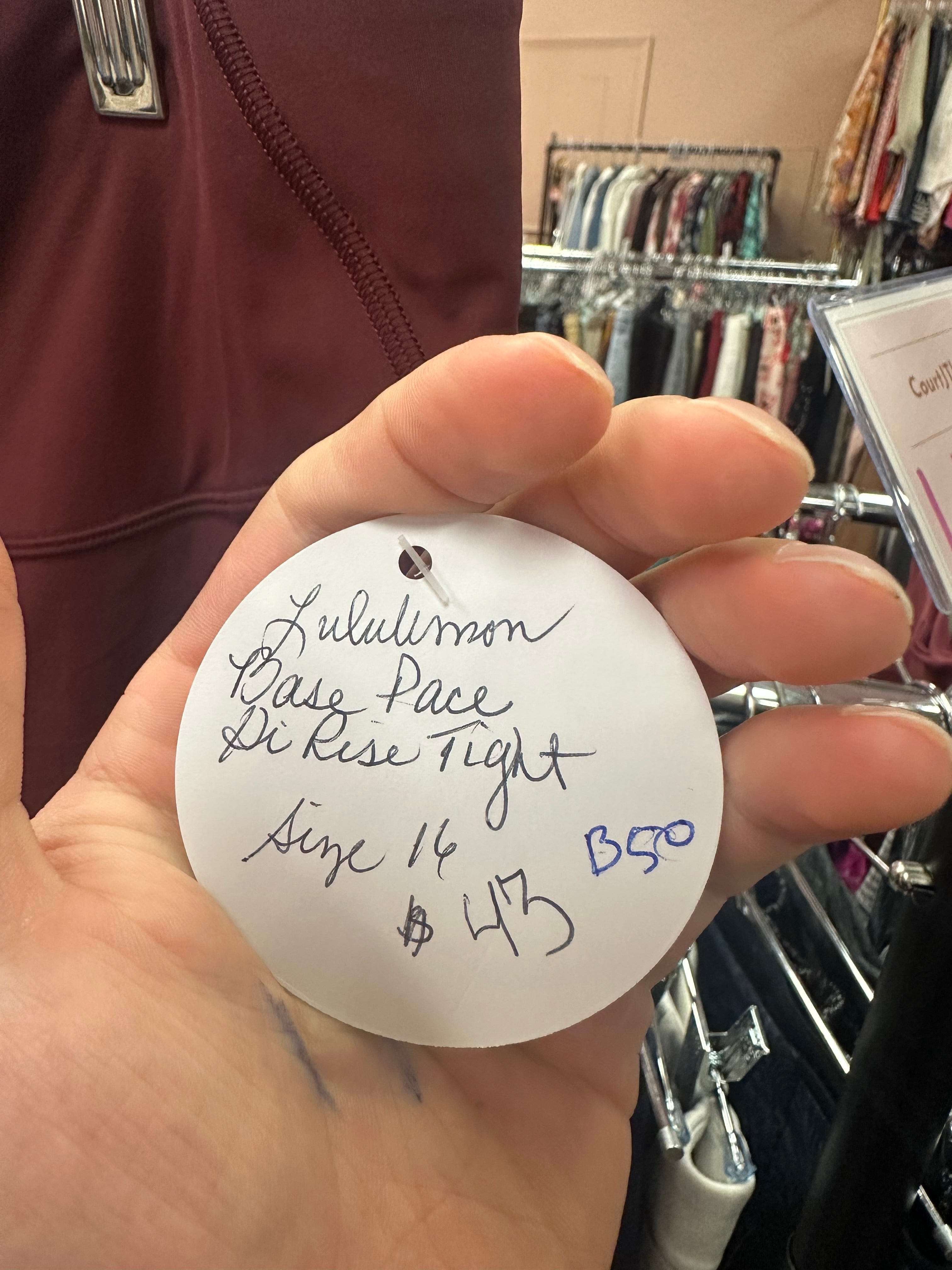 Lululemon Base Pace Tight Size 16