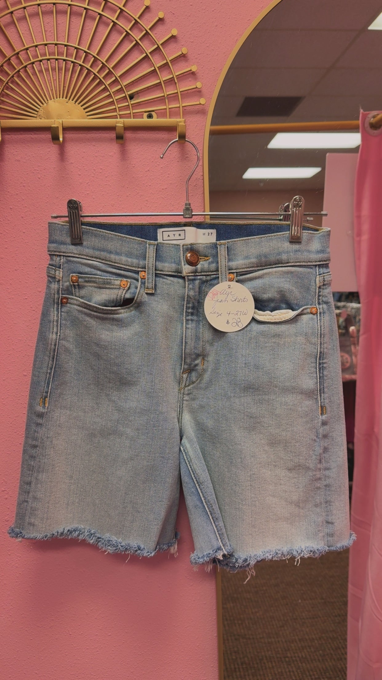 AYR Denim Shorts Size 4/27