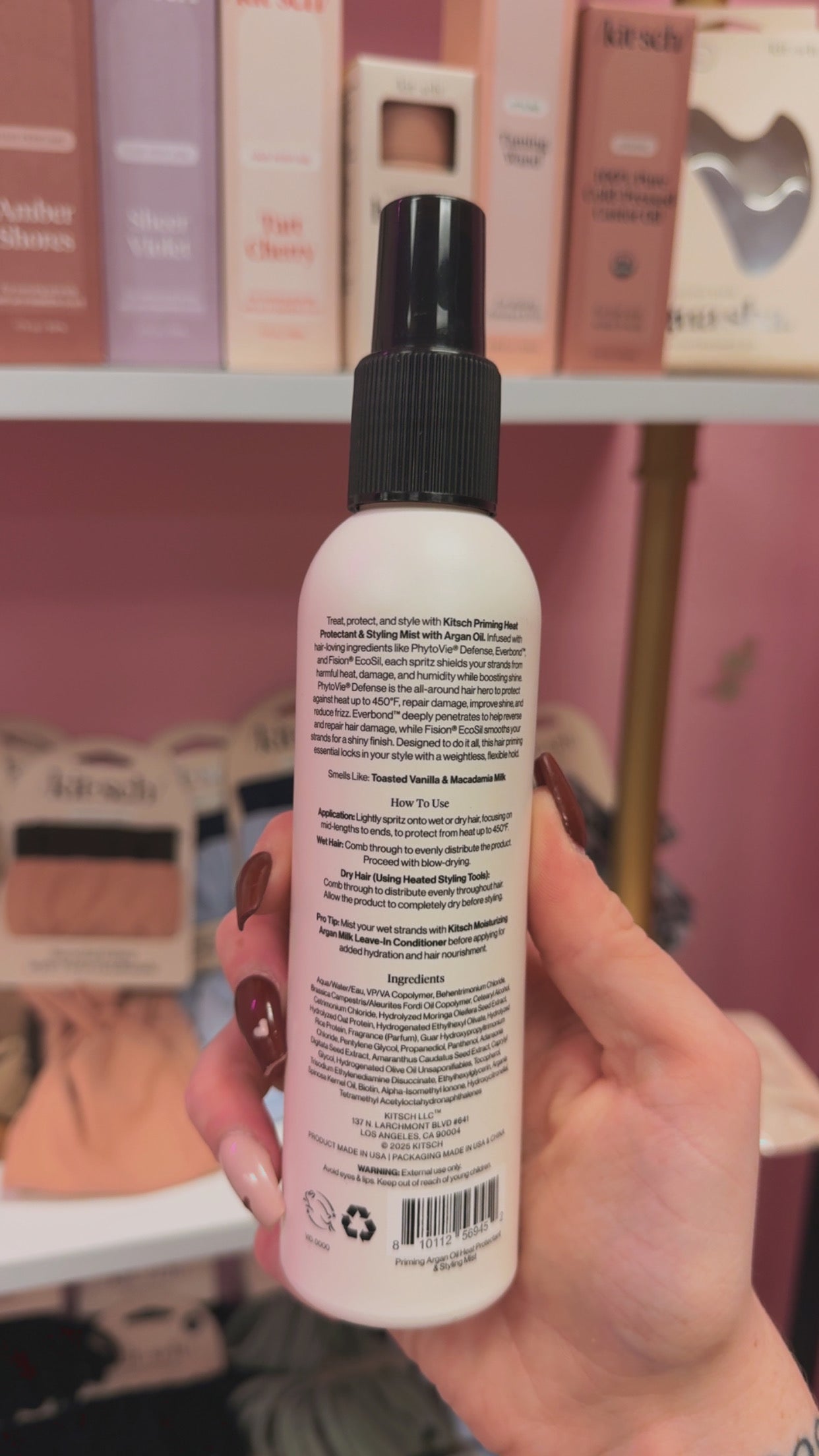 Kit•Sch Heat Protectant & Styling Mist