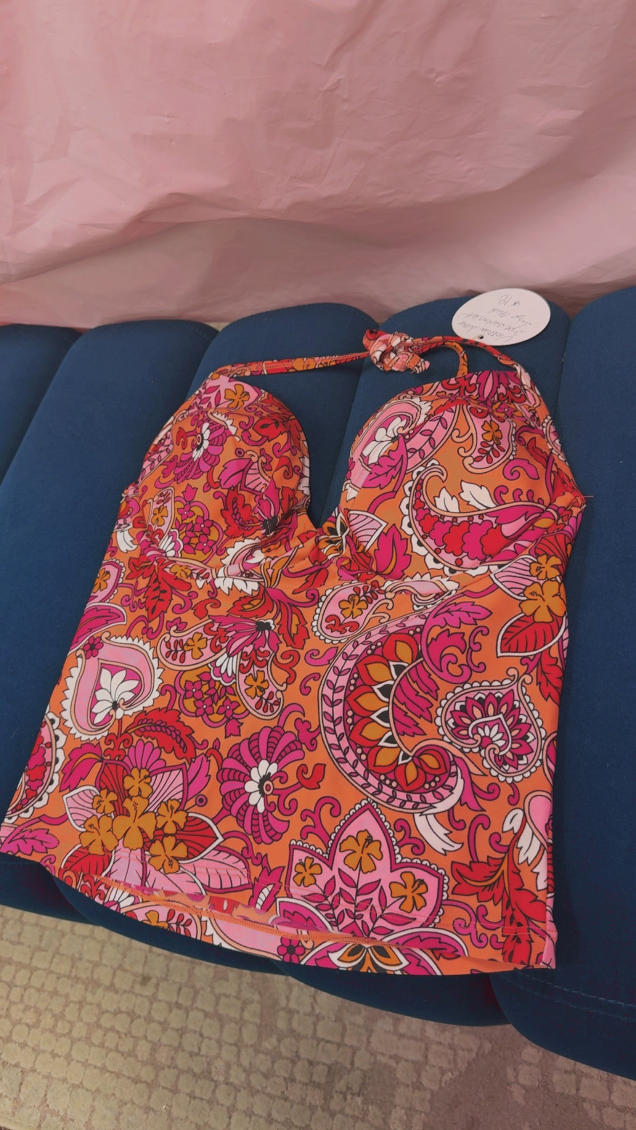 Vintage Victoria’s Secret Tankini Swim Top Size Medium