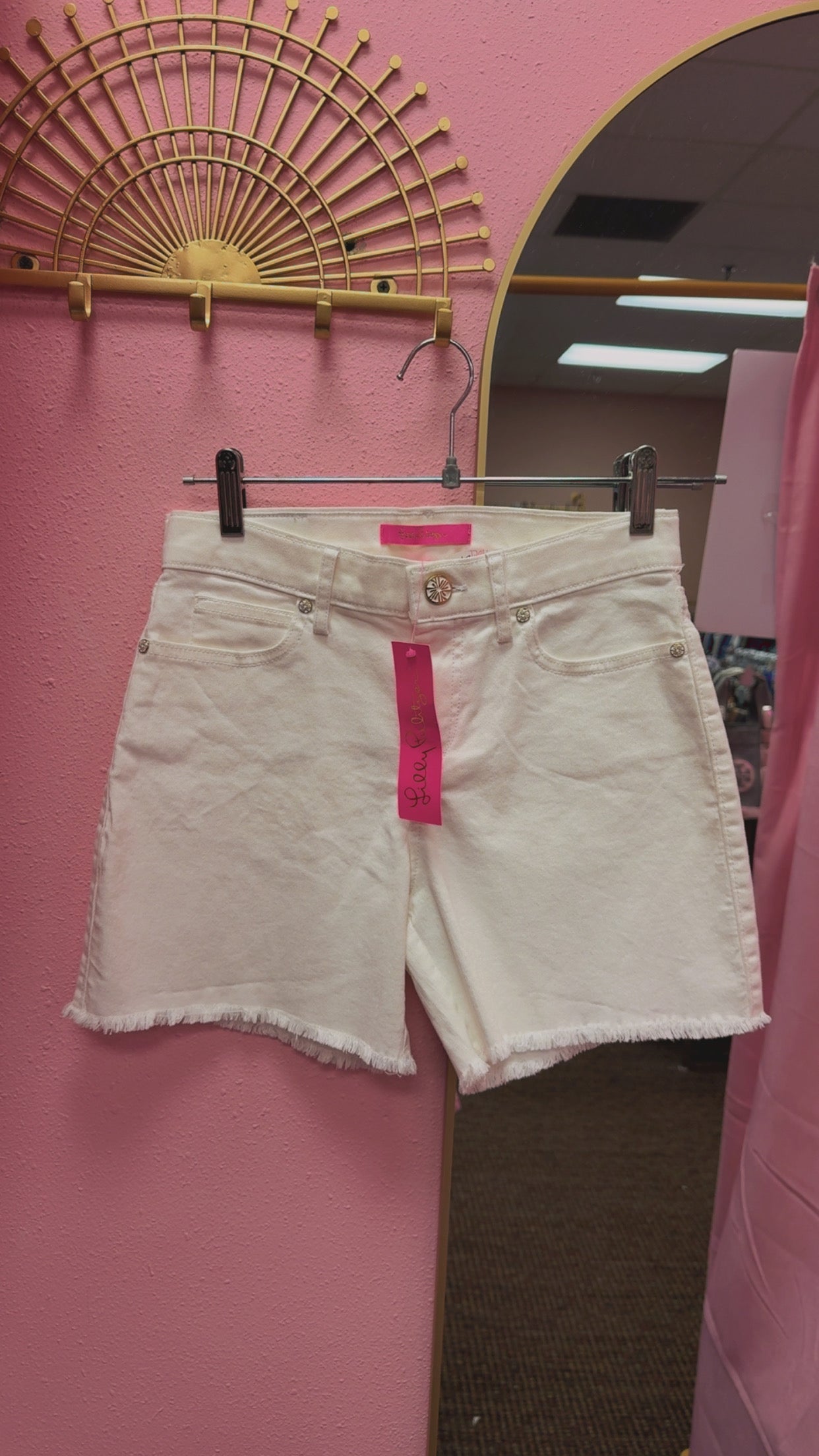 Lilly Pulitzer NWT “Jennica High Rise Shorts” Size 00 RETAILS $98