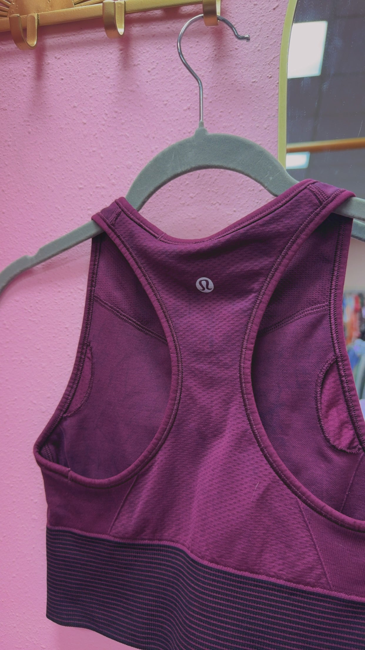 Lululemon High Neck Sports Bra Size 4
