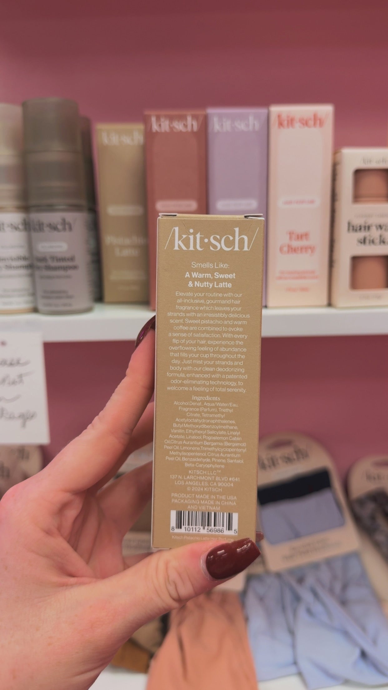 Kit•Sch Pistachio Latte Hair Perfume