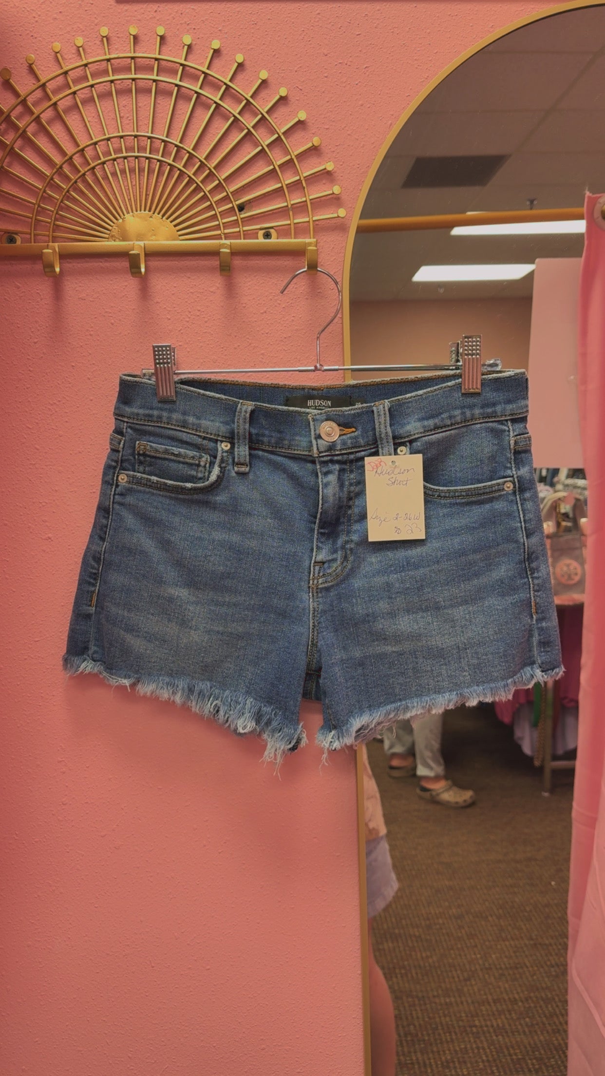 Hudson Los Angeles Denim Shorts Size 2/26