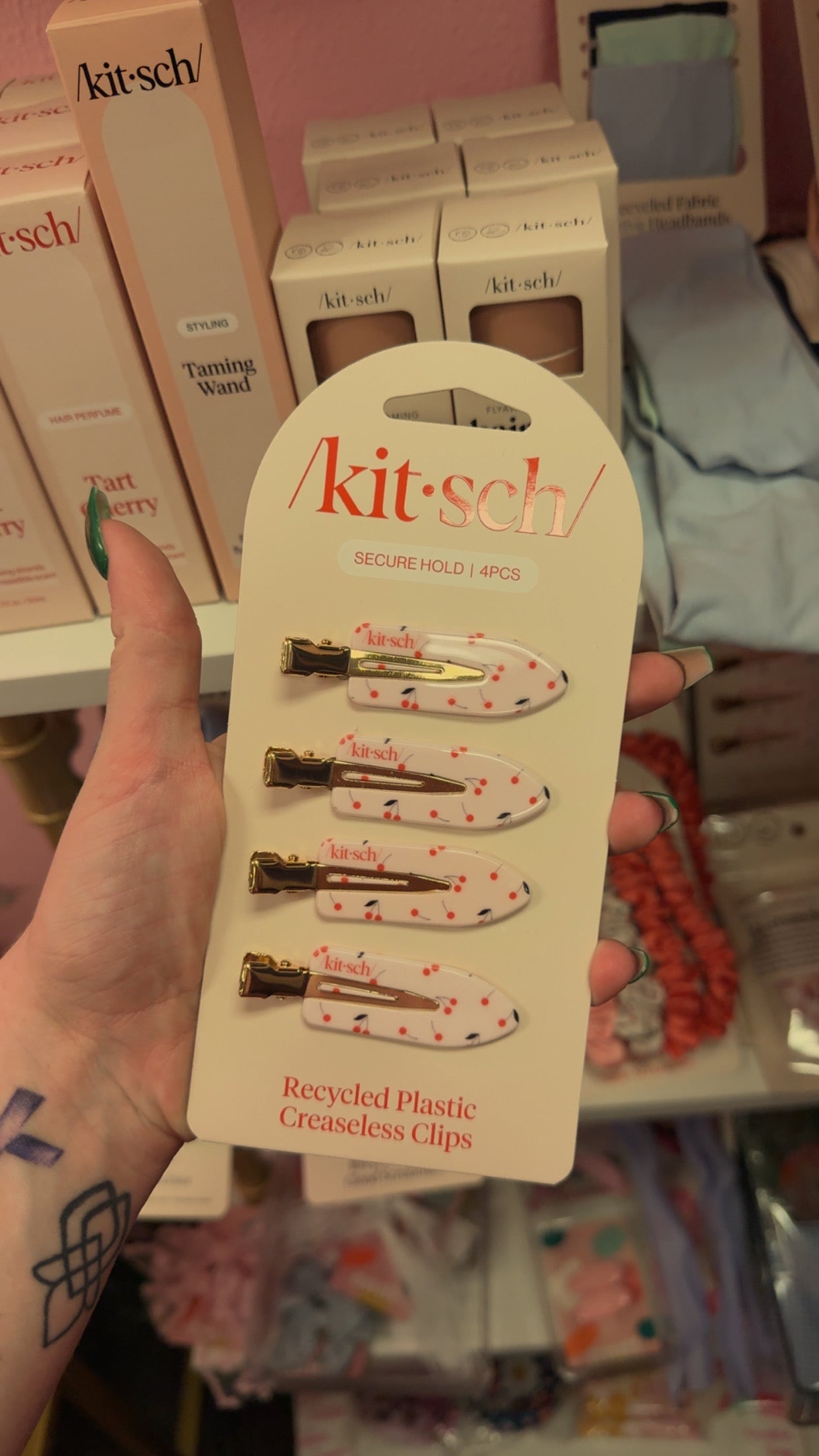 Kit•sch Cherry 4pk Clips