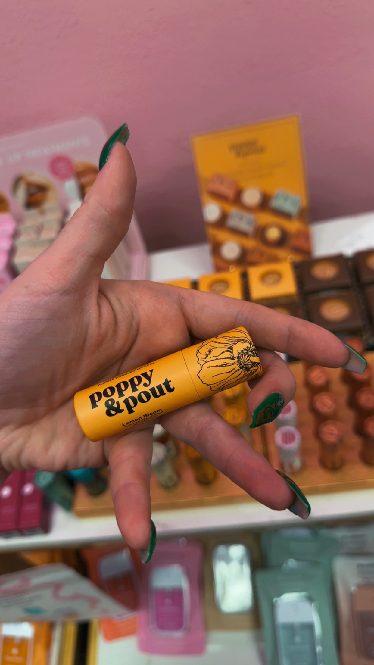 Poppy+Pout 100% Natural Lip Balm- Lemon Bloom