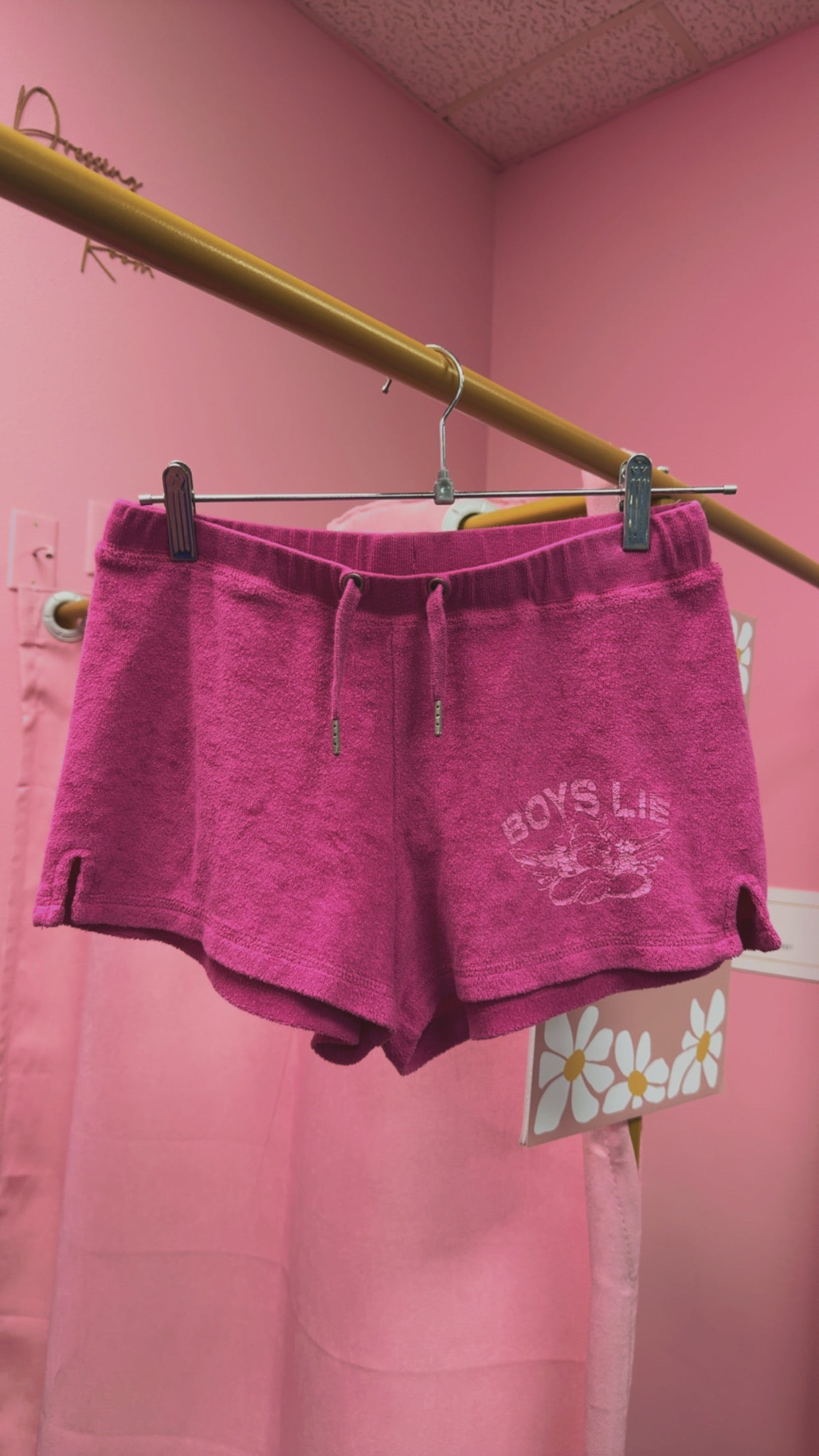 Boy’s Lie Terry Shorts Size Medium