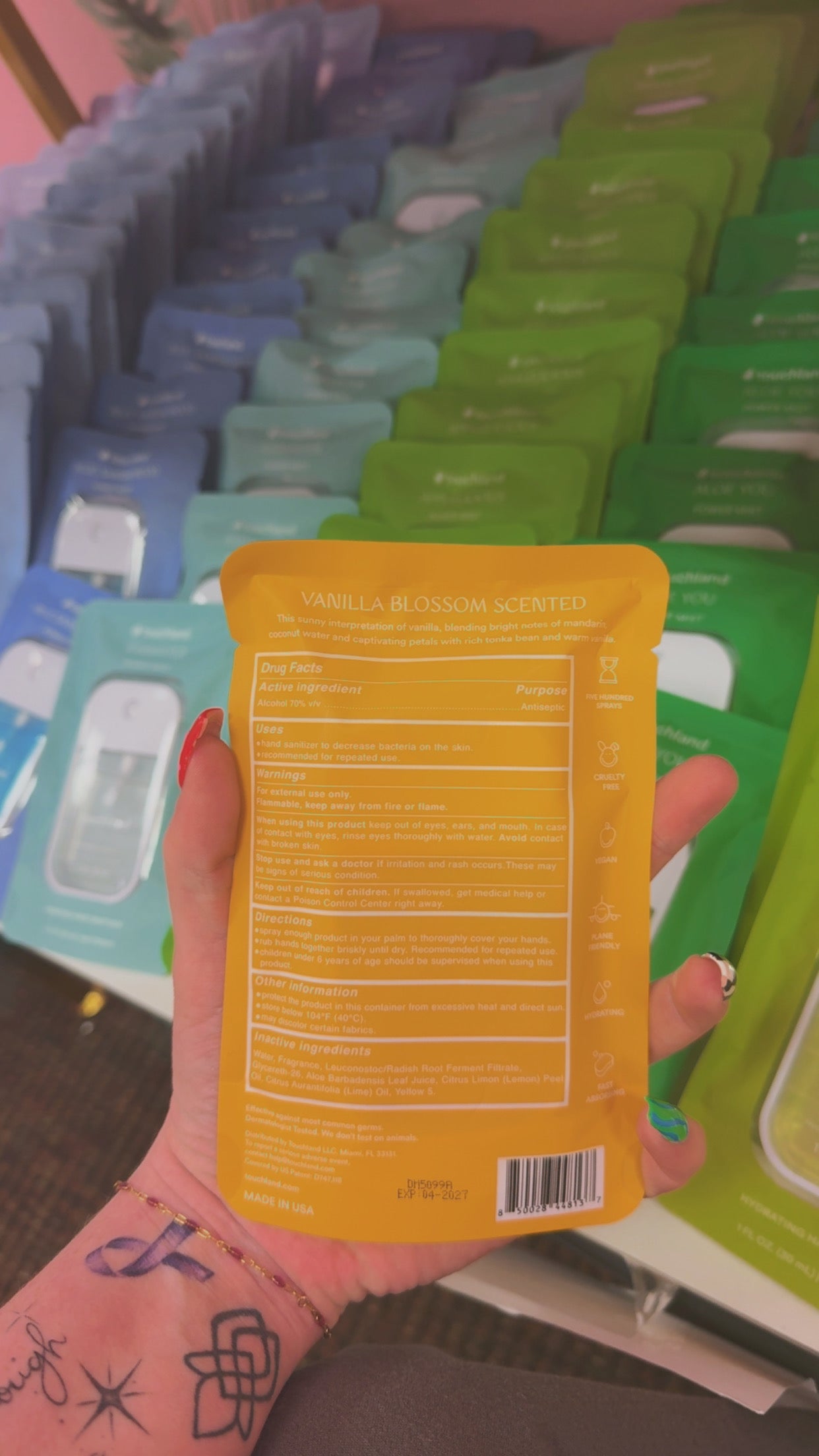 Touchland Hydrating Hand Sanitizer- Vanilla Blossom