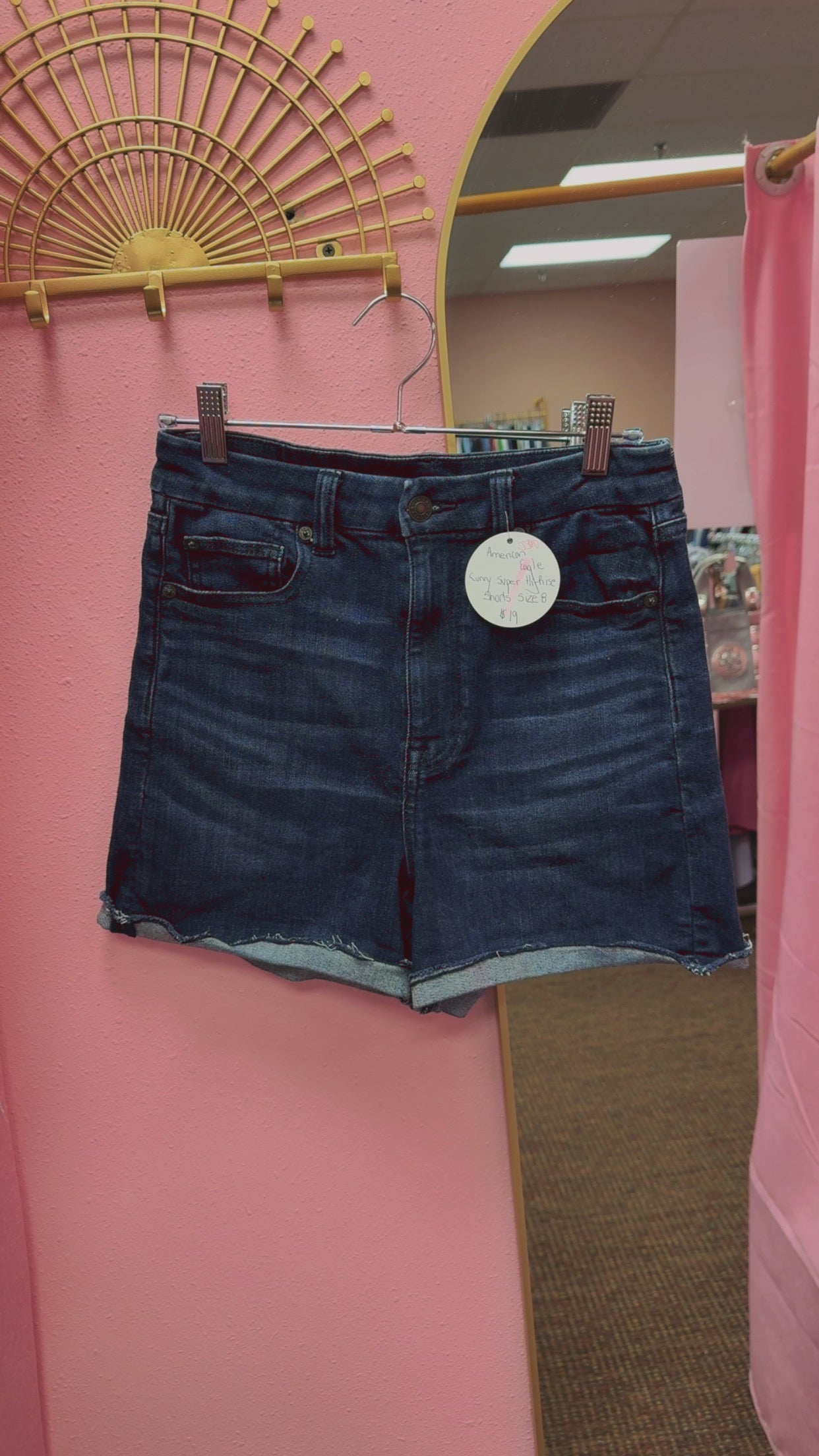 American Eagle Curvy Super Hi-Rise Shortie Size 8