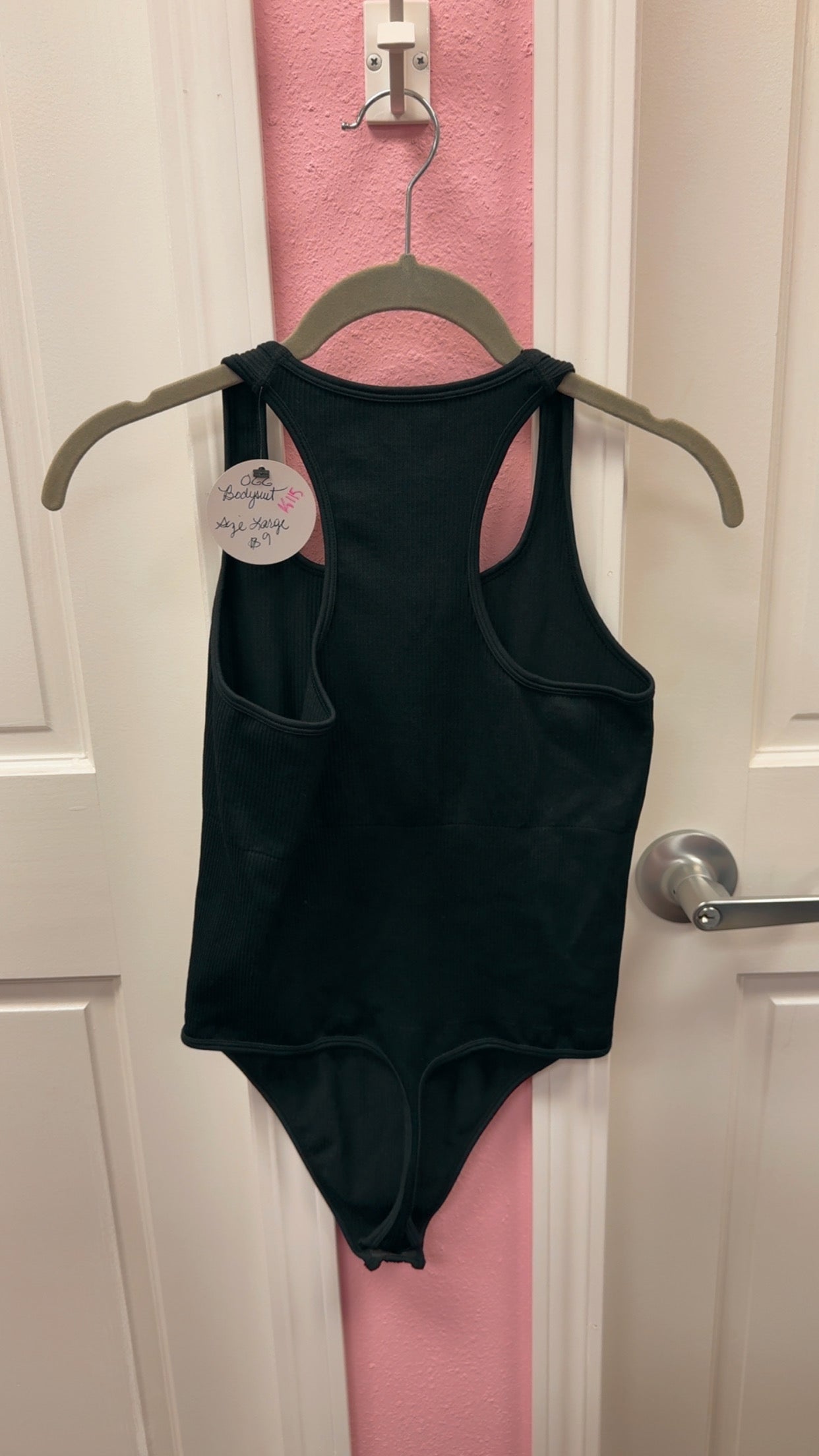 OQQ Bodysuit W/ Slimming Tummy Panel Size Large