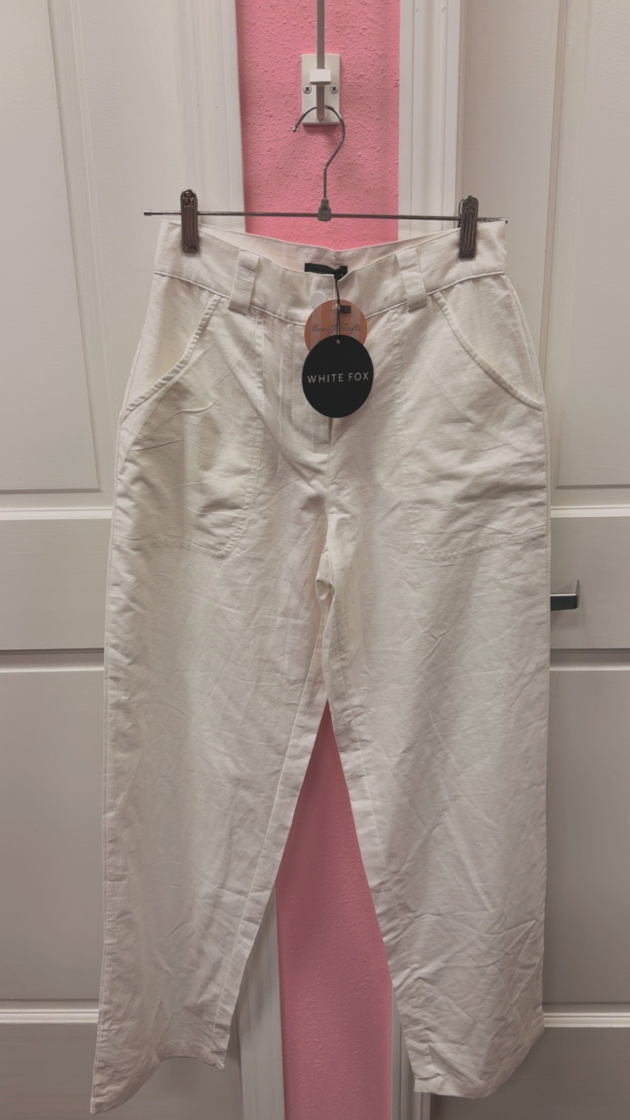 White Fox NWT Lean On Me Pants Size XS