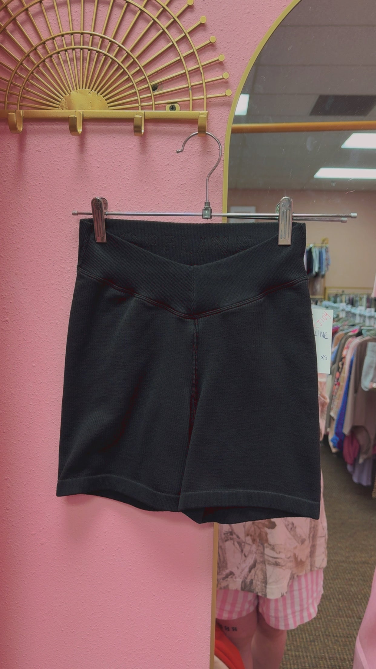 Aerie OFFLINE Crossover Waist Biker Shorts Size XS