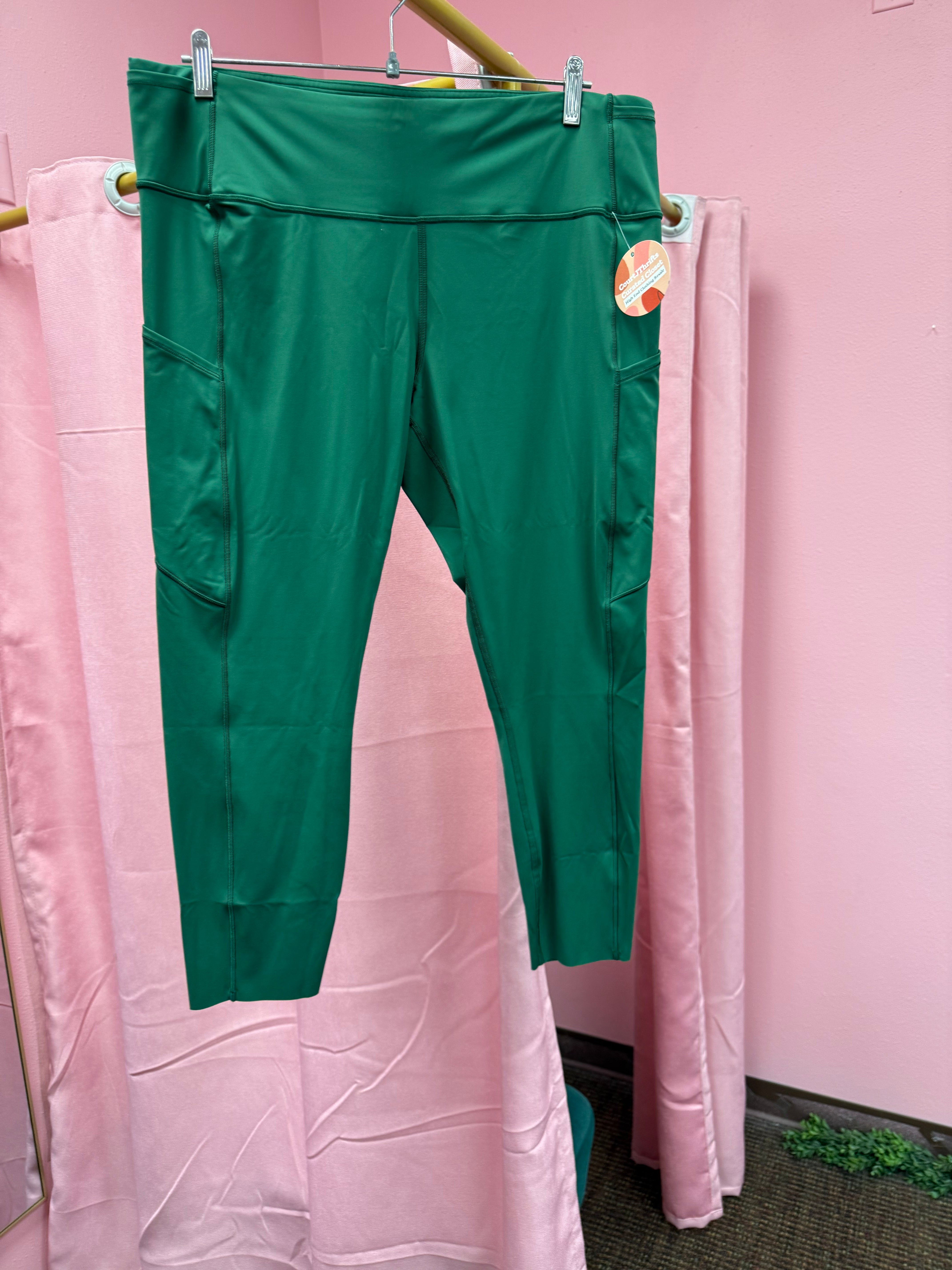 Lululemon Fast And Free High Rise Leggings With Pockets Size 18