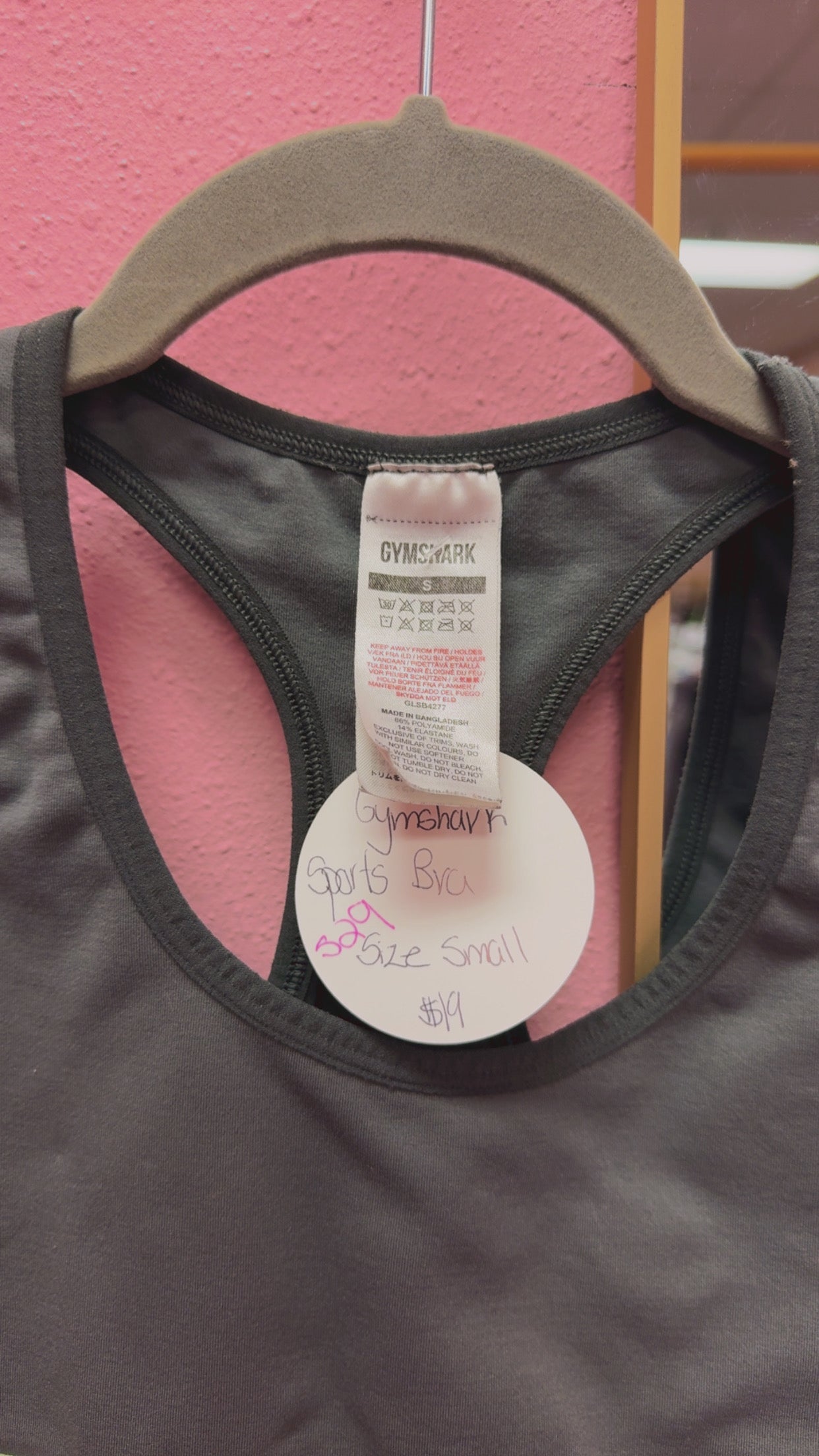 Gymshark Sports Bra Size Small