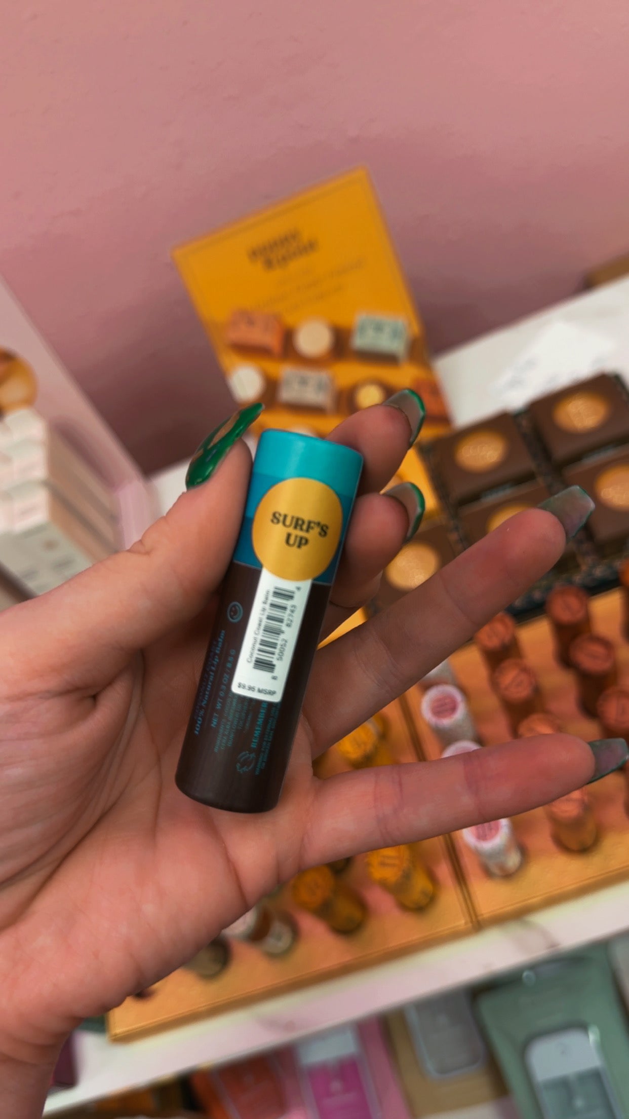 Poppy+Pout 100% Natural Lip Balm- Retro Surf (Coconut Coast)