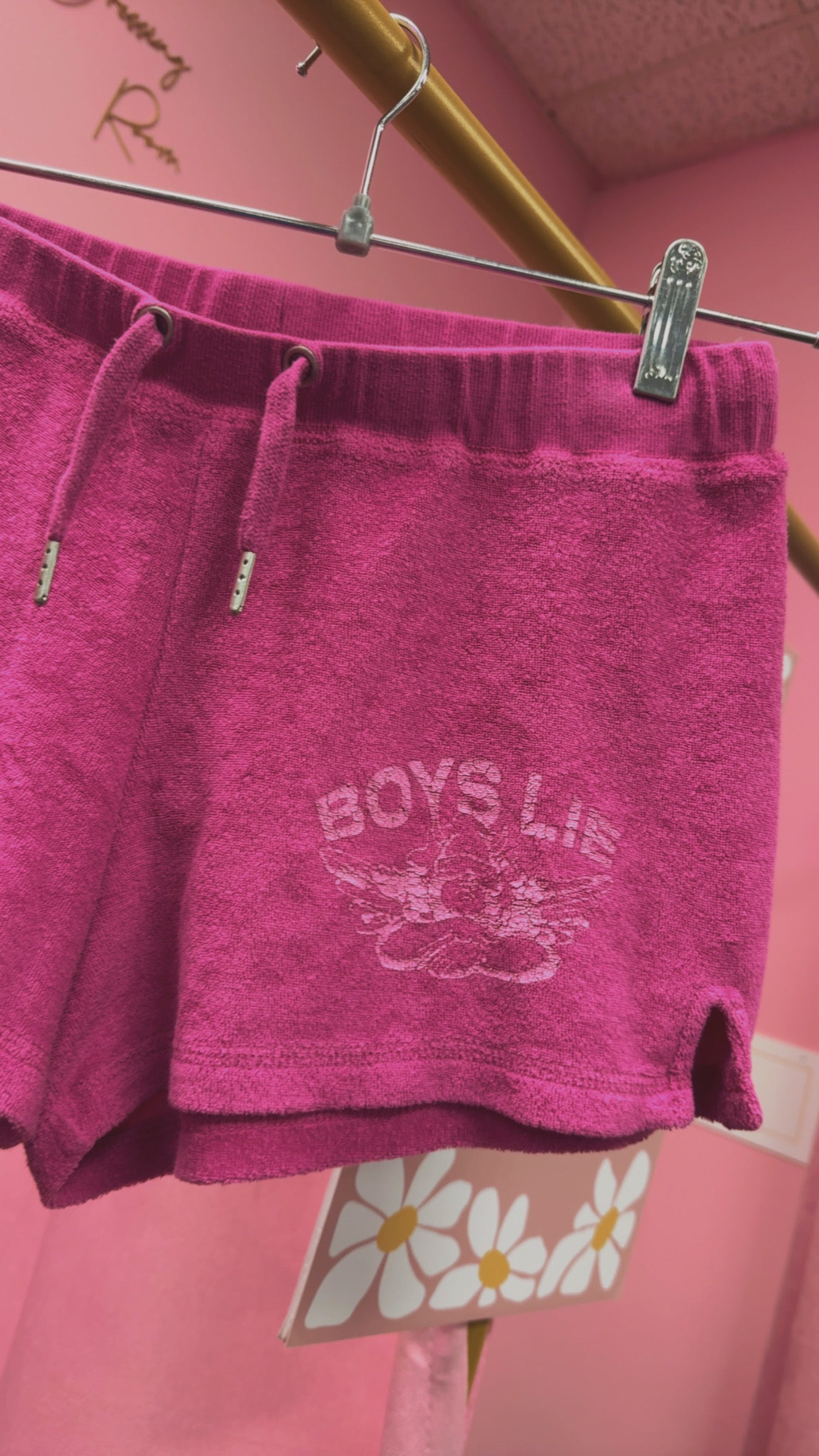 Boy’s Lie Terry Shorts Size Medium