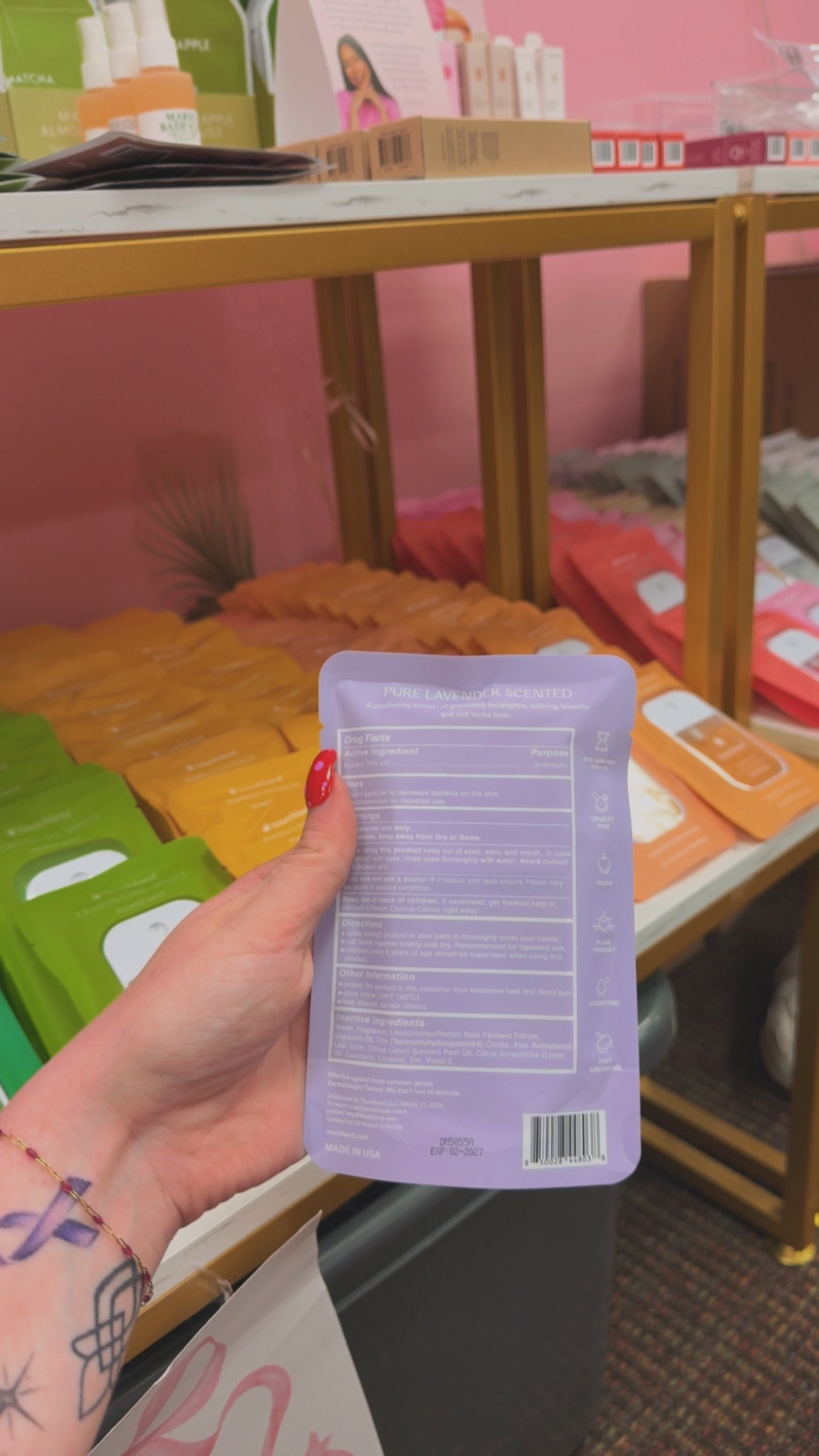 Touchland Hydrating Hand Sanitizer / Pure Lavender