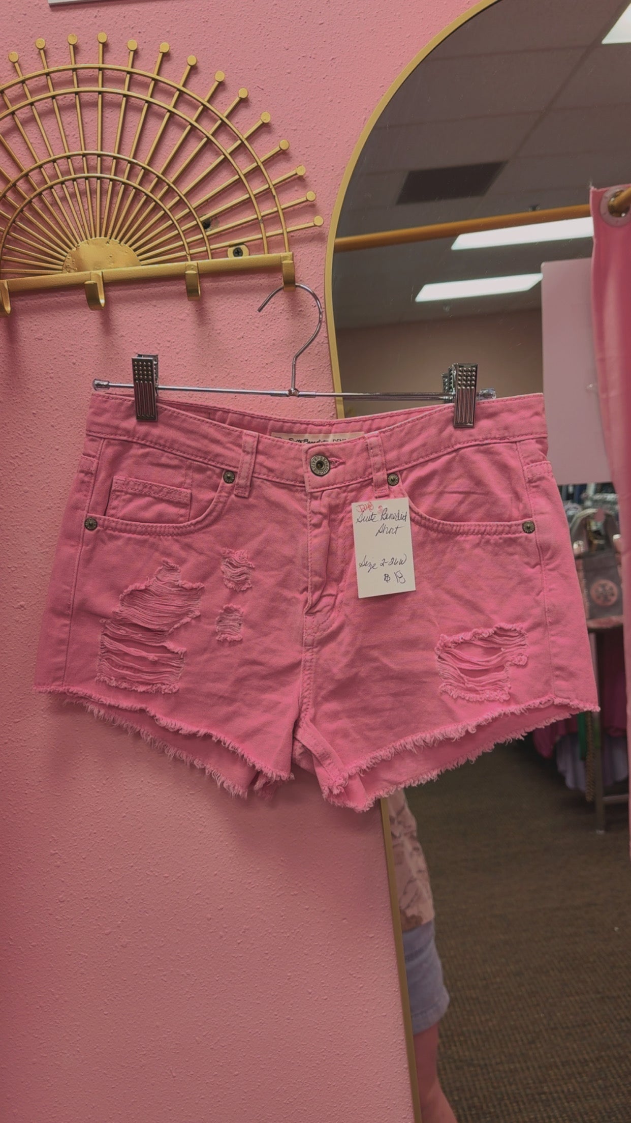 Suite Benedict Denim Lab Shorts Size 2