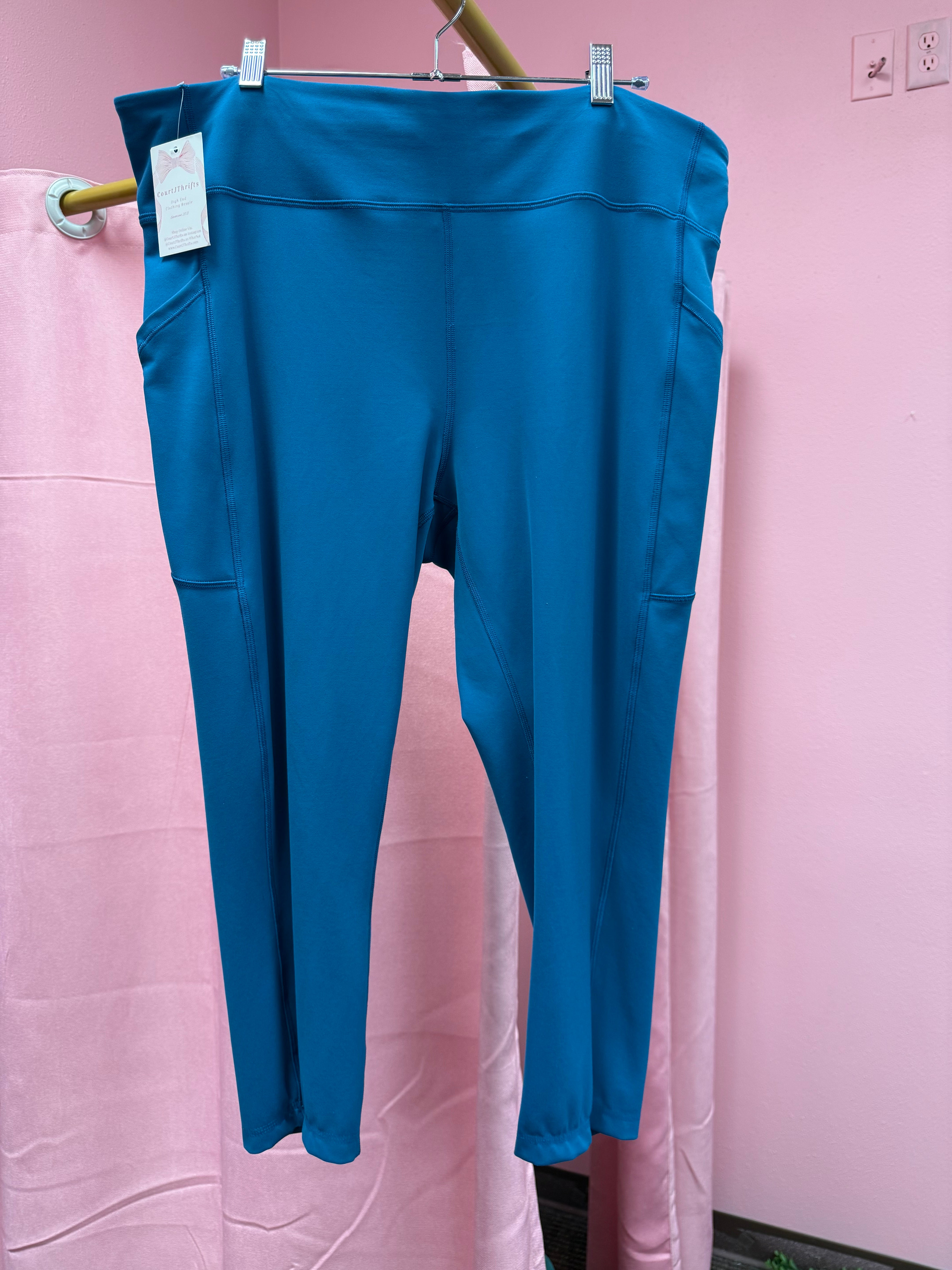 Lululemon Invigorate High Rise Leggings With Pockets Size 18