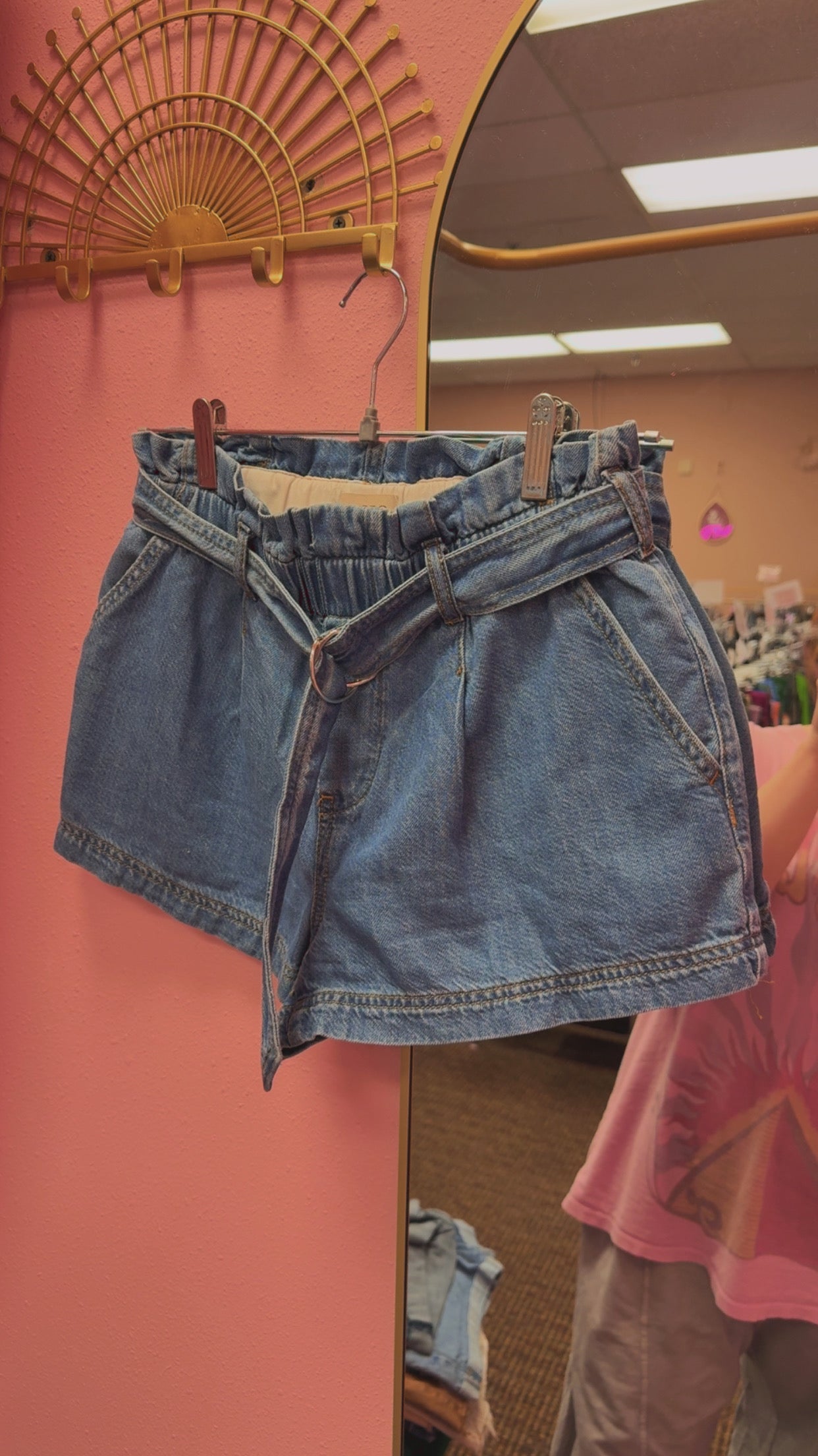 Anthropologie Pilcro & The Letterpress Paper Bag Waist Shorts Size XS