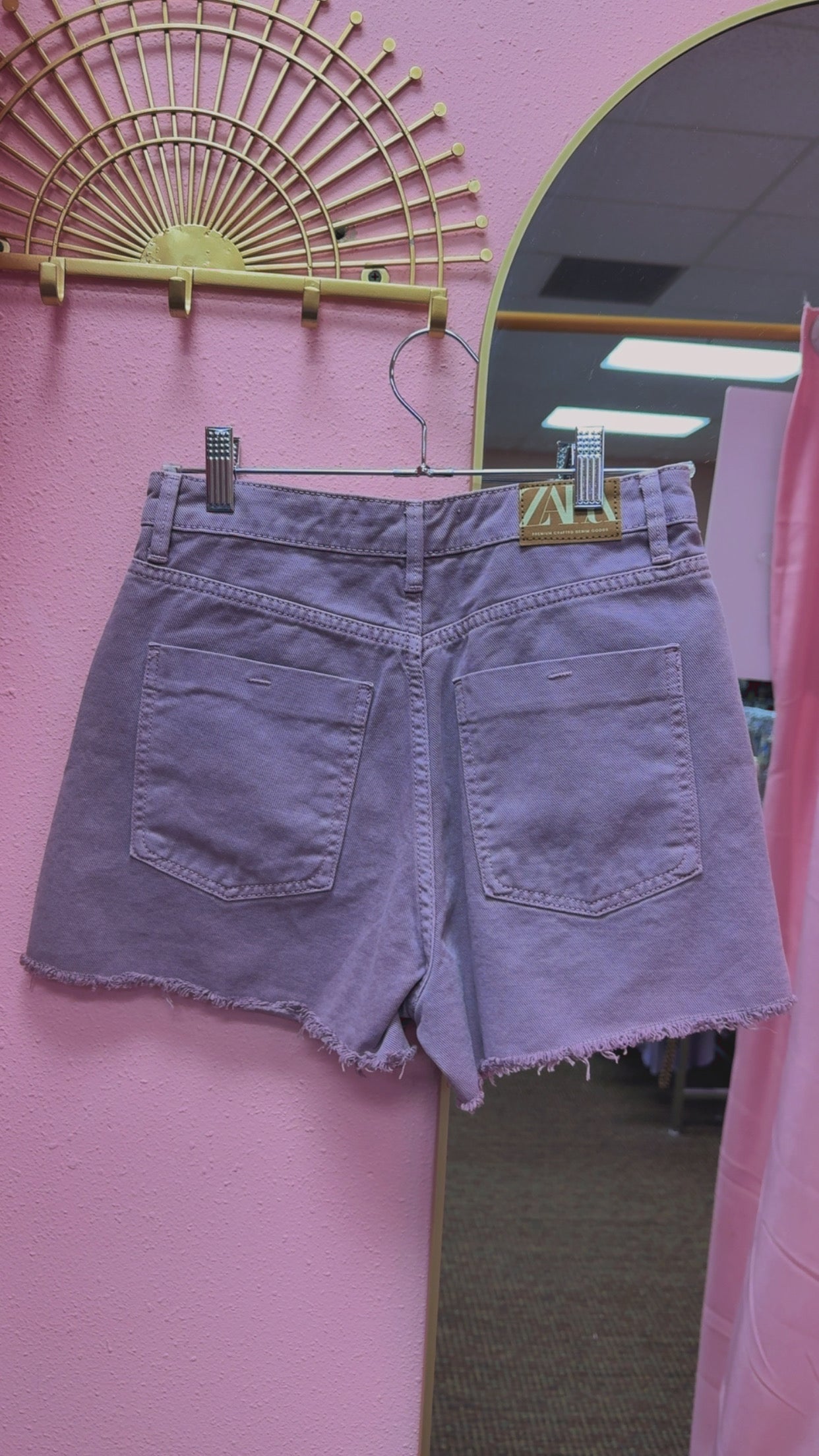 Zara Hi-Rise Shorts Size 4