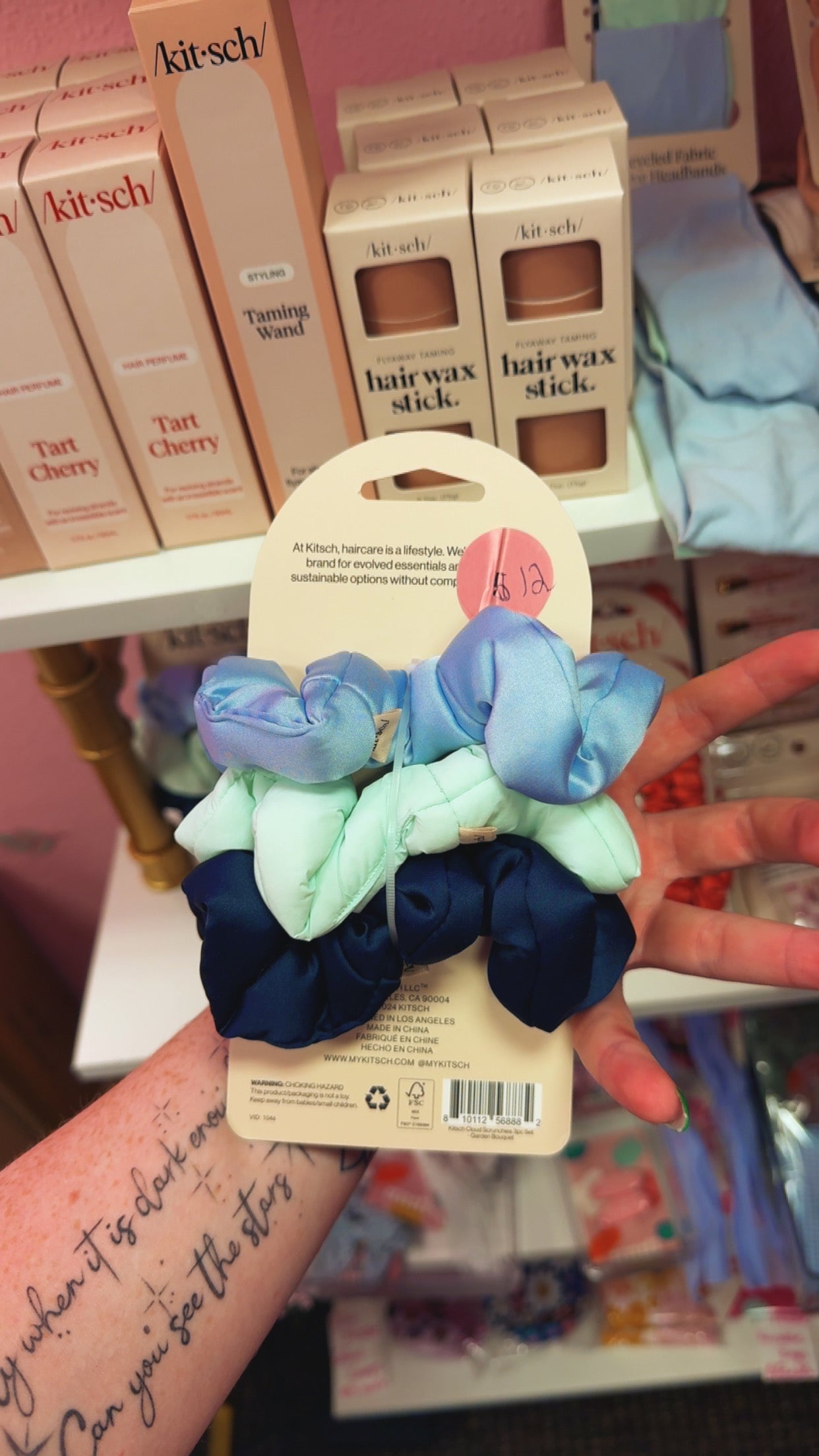 Kit•sch Cloud Scrunchies - Blues