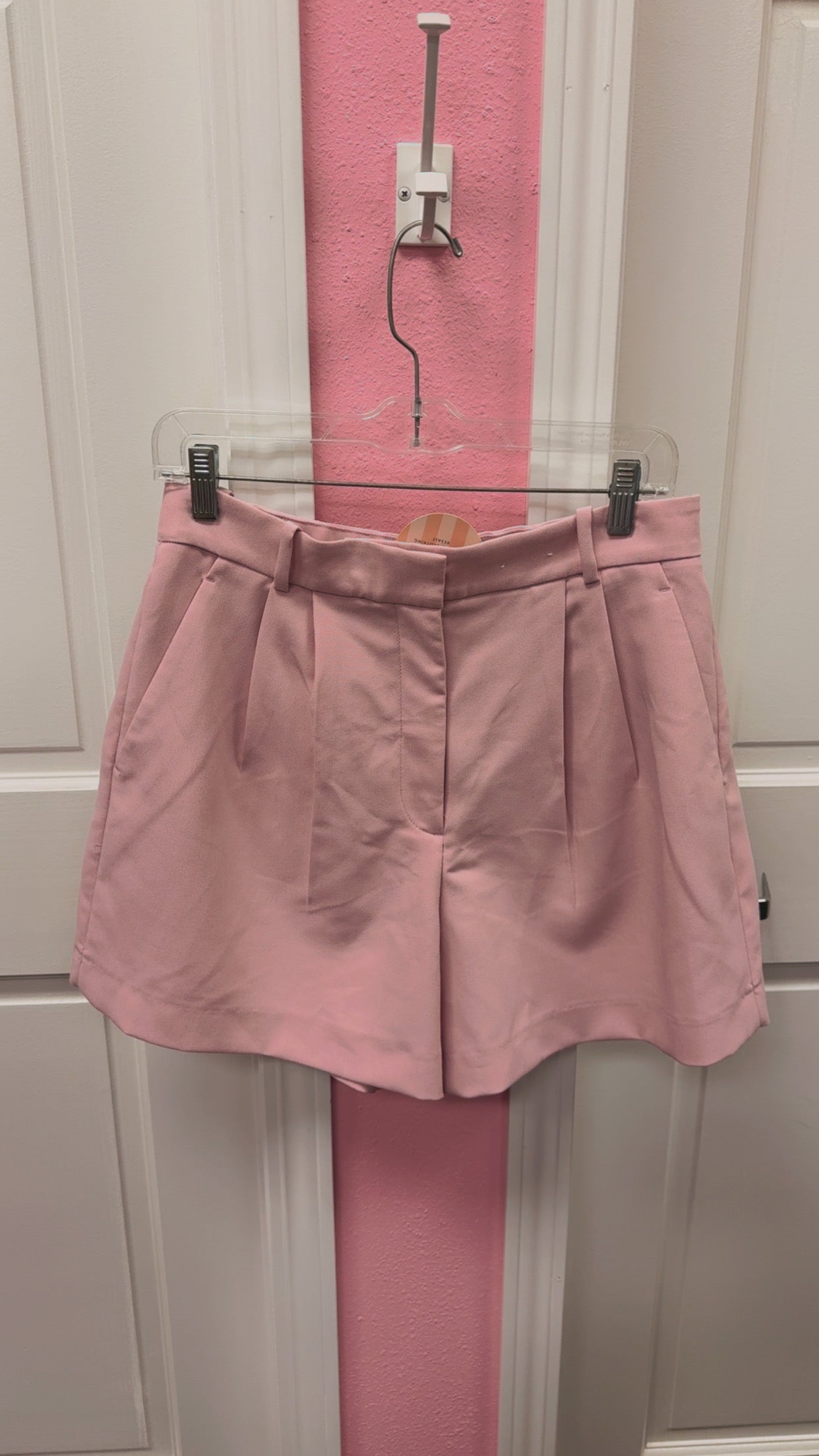 Abercrombie & Fitch Pink Trouser Shorts Size 8/29