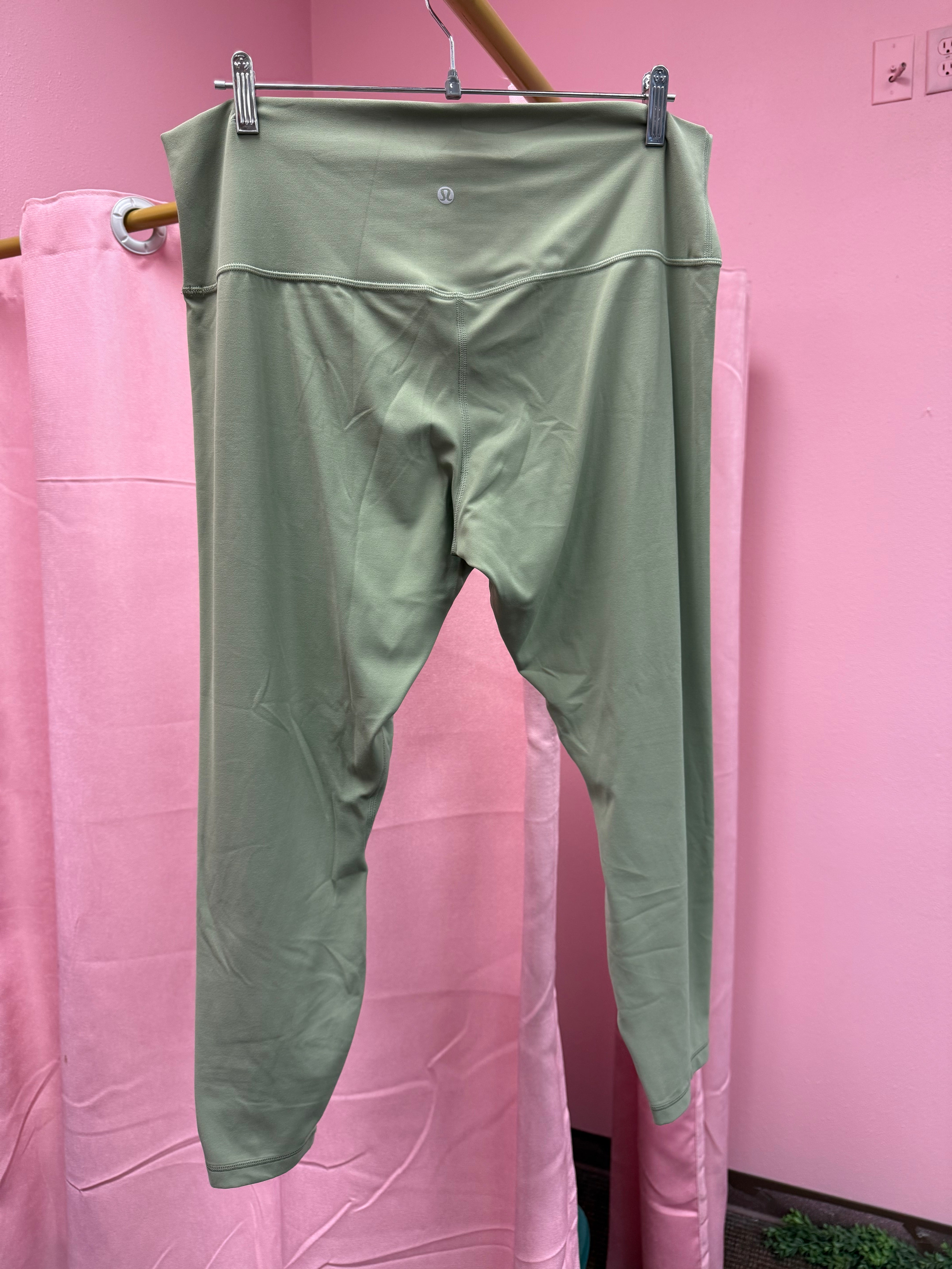 Lululemon Align High Rise Leggings Size 18 Rosemary Green