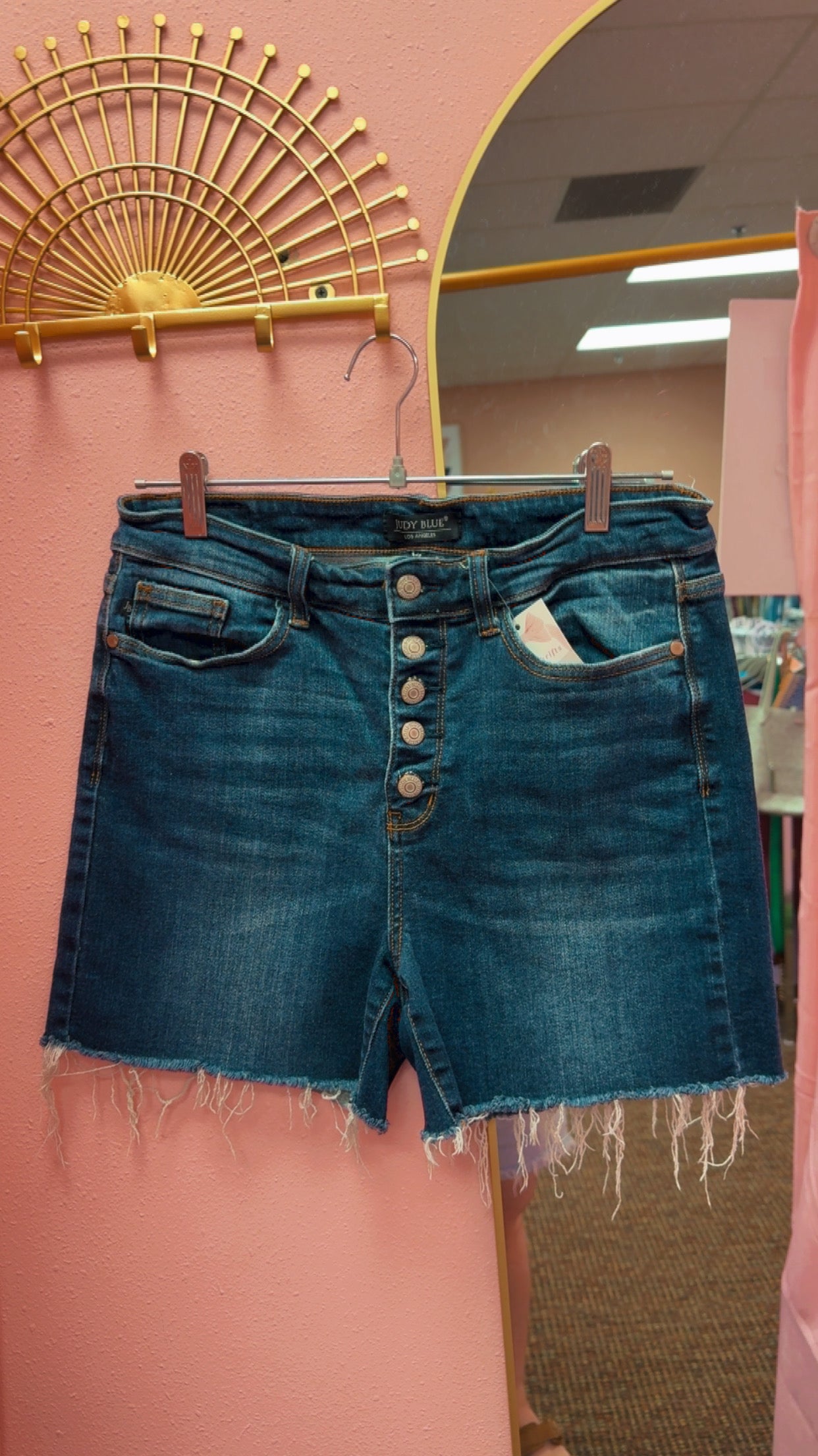 Judy Blue Button Fly Shorts Size XL