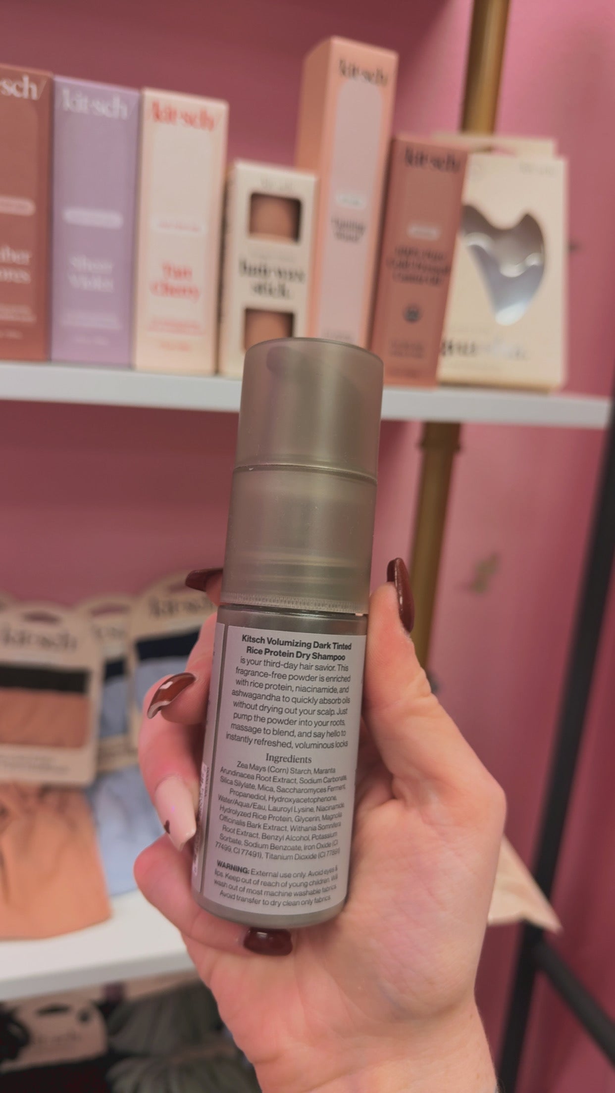 Kit•Sch Volumizing Dark Tinted Dry Shampoo