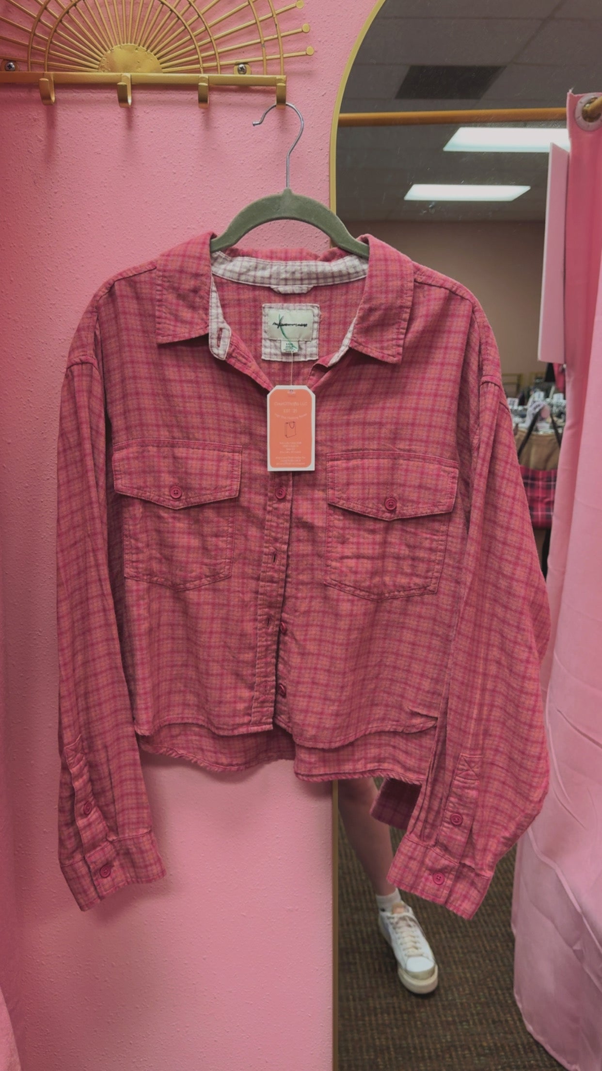 American Eagle Flannel Size Large