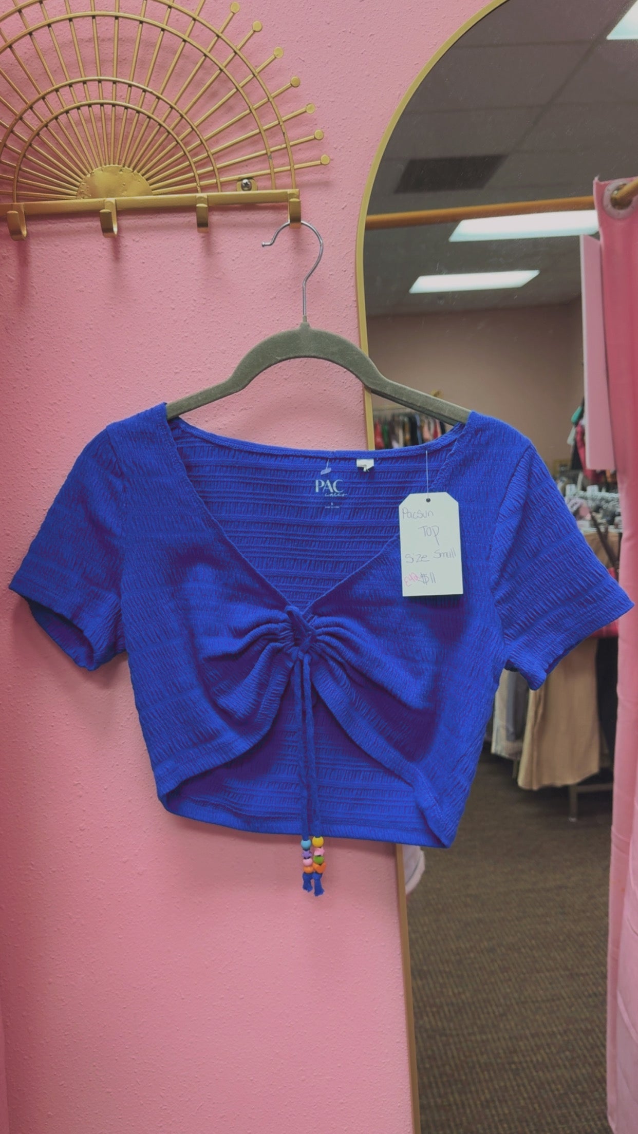 PacSun Crop Tee Size Small