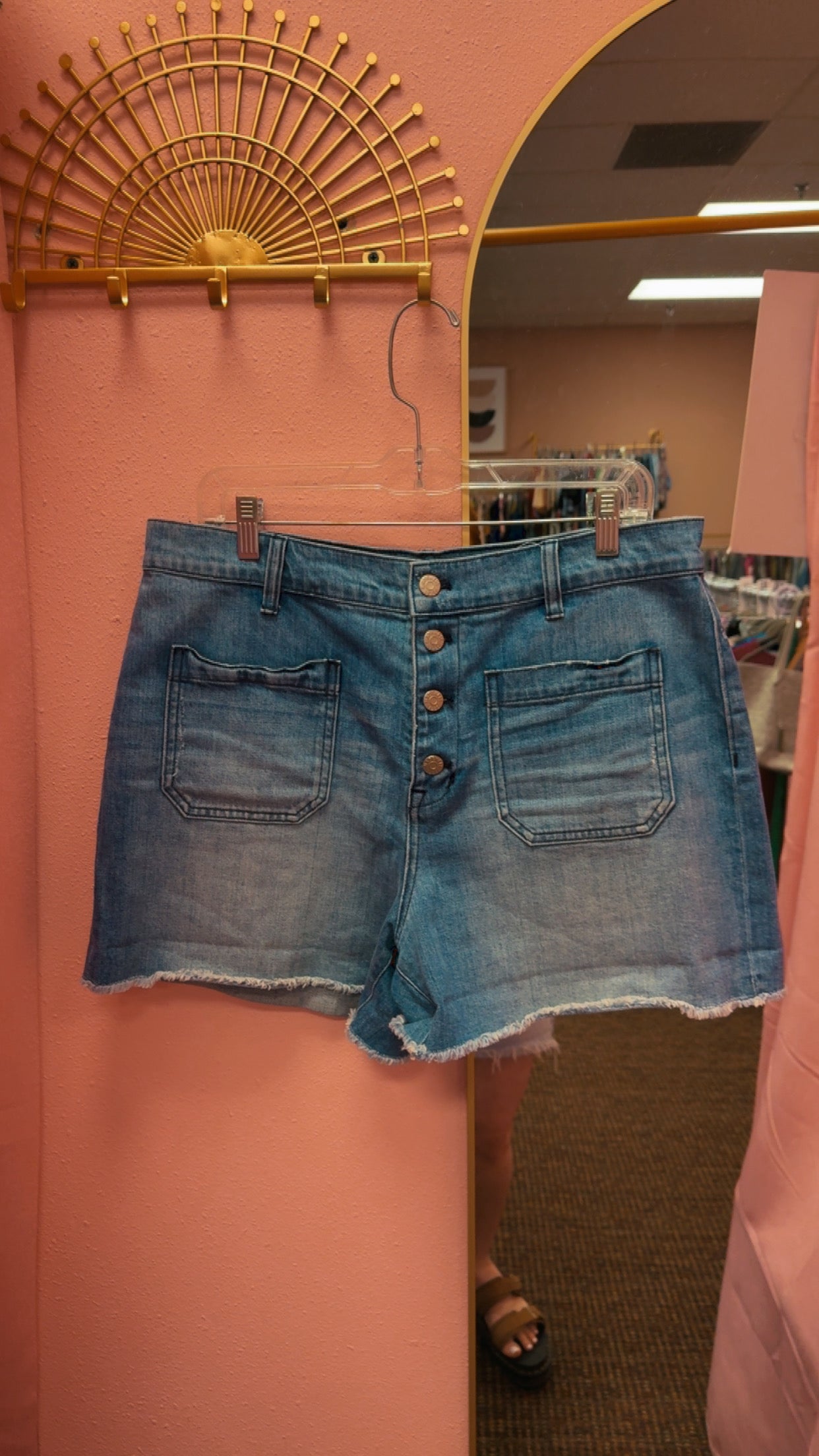 Madewell Button Fly Shorts Size 14/32