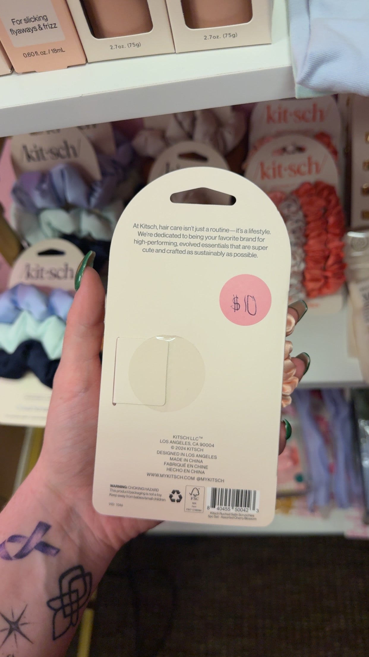 Kit•sch 5pk Cherry Scrunchies