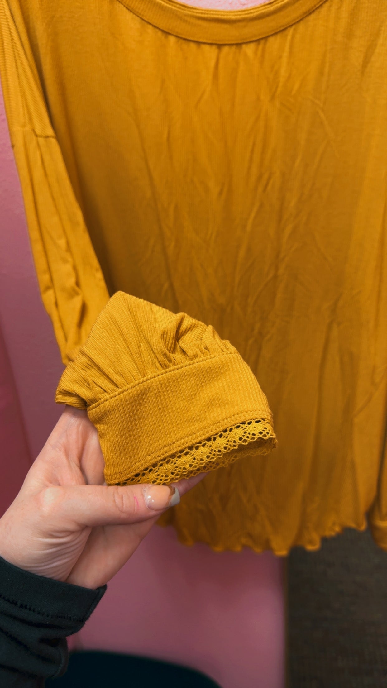 Free People Long Sleeve Top Size Small