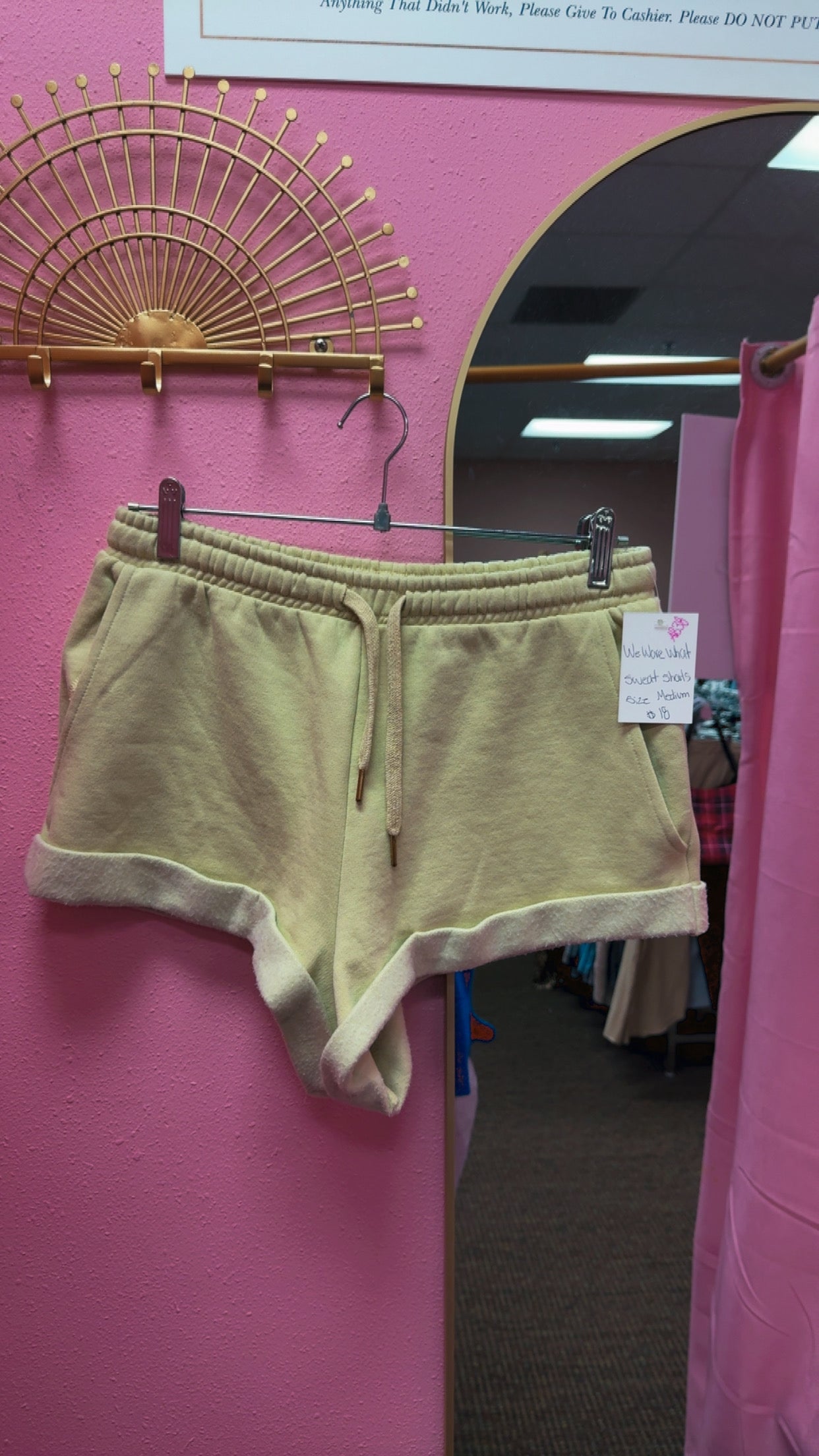 WeWoreWhat Sweat Shorts Size Mddium