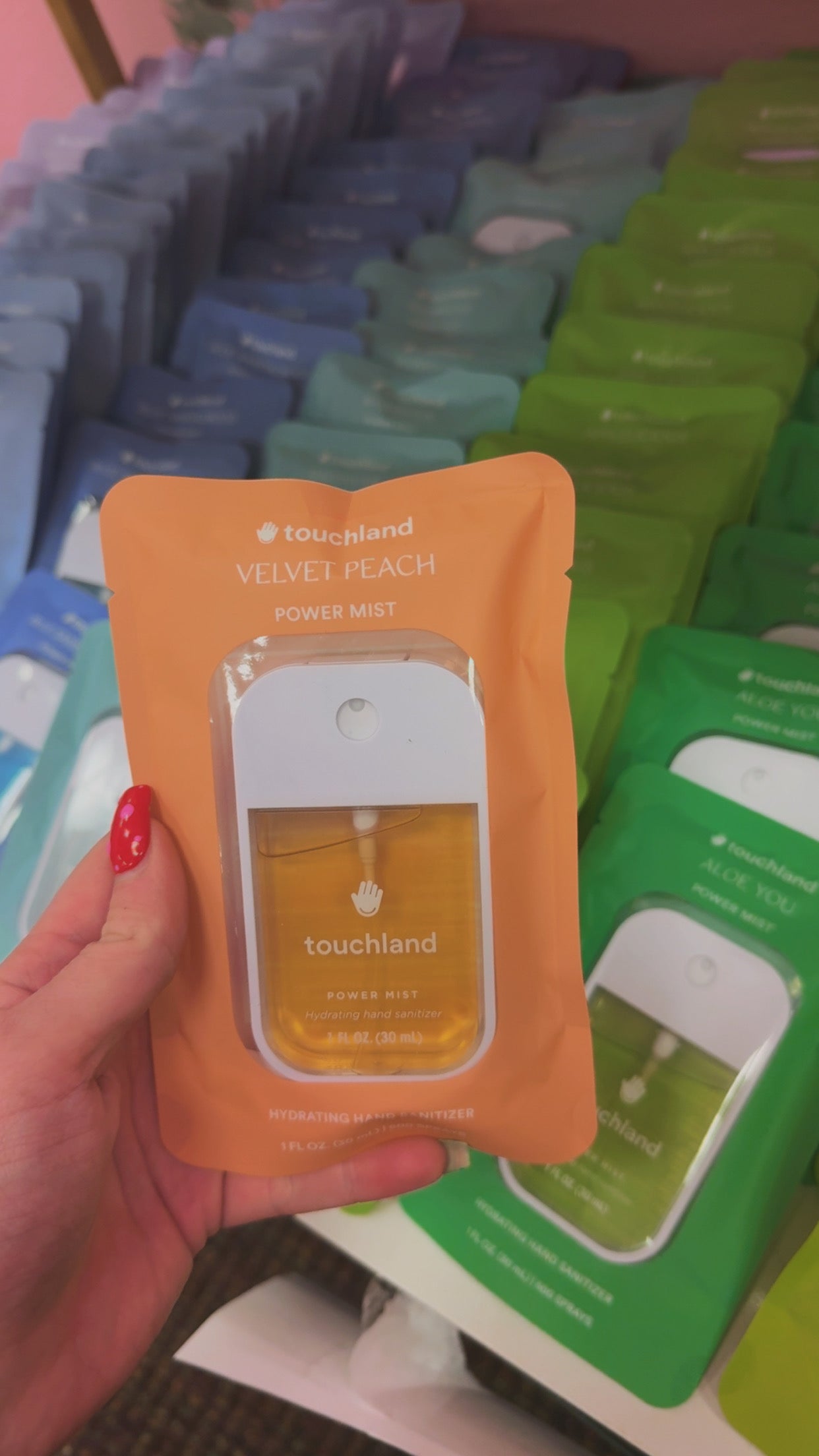 Touchland Hydrating Hand Sanitizer- Velvet Peach
