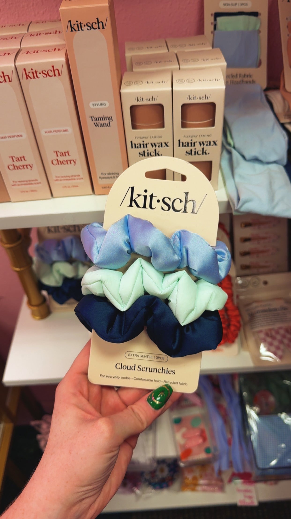 Kit•sch Cloud Scrunchies - Blues
