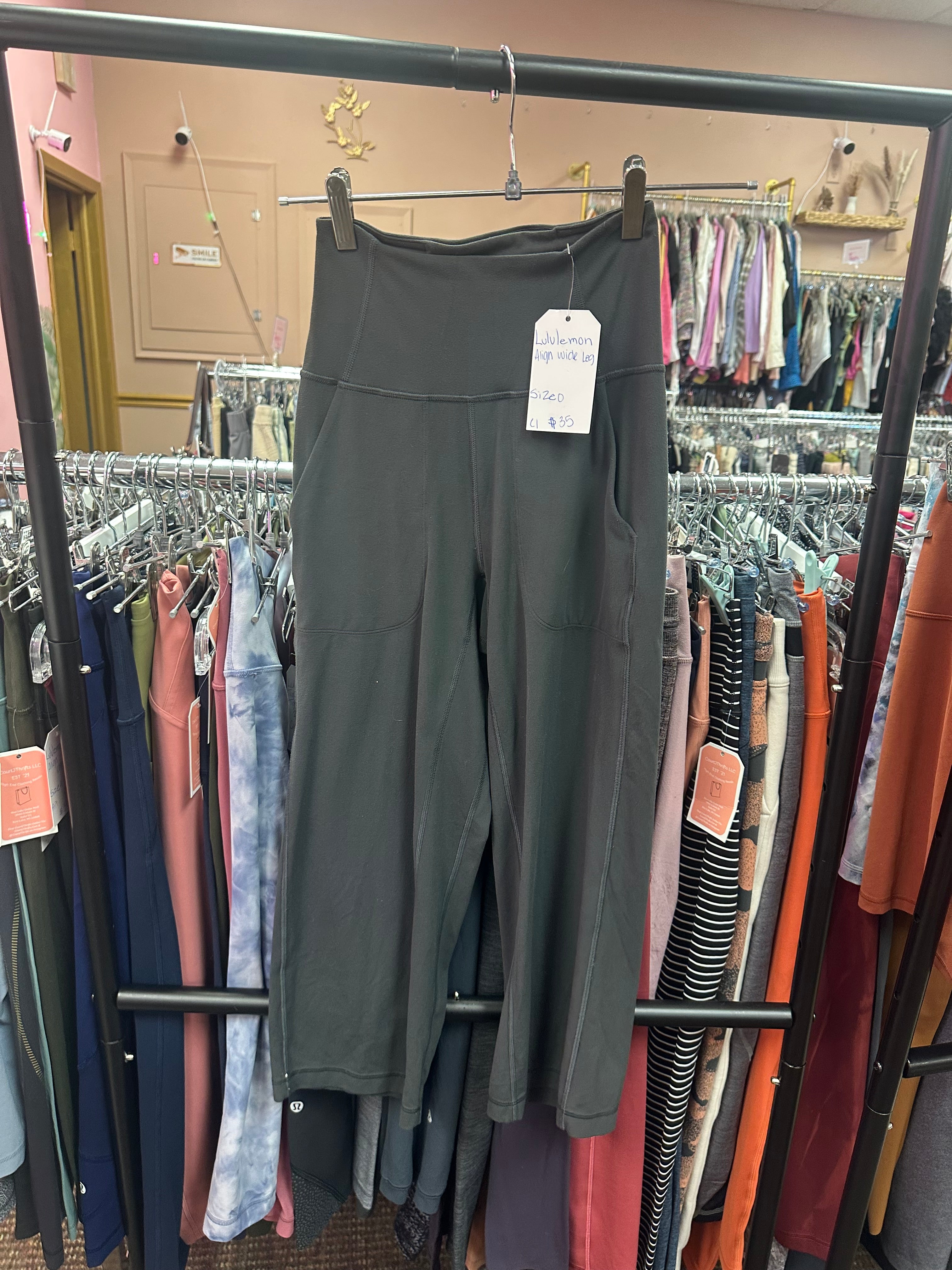 Lululemon Align Hi-Rise Wide Leg Crop Size 0