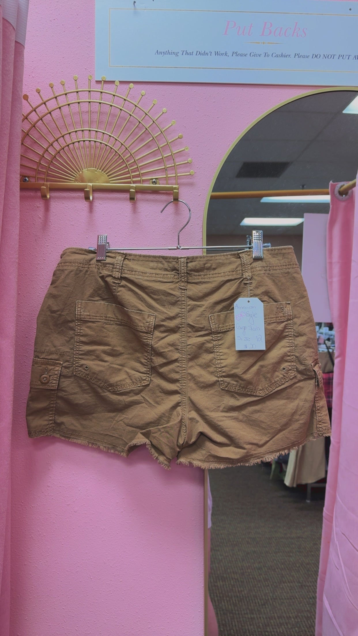 American Eagle Cargo Shorts Size 12