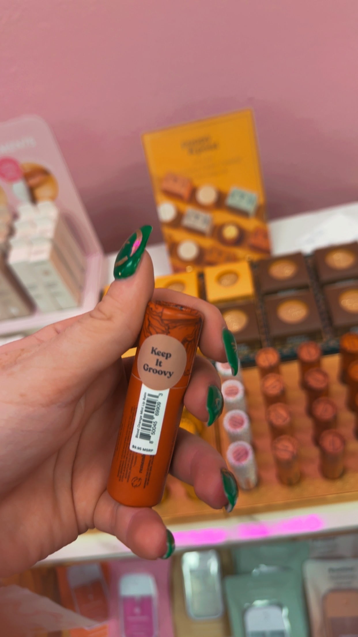 Poppy+ Pout 100% Natural Lip Balm- Blood Orange Mint