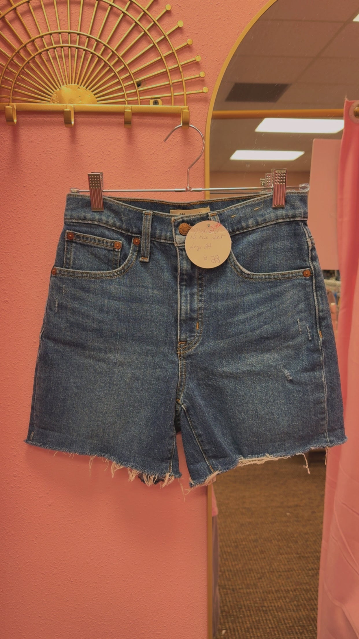 Madewell Hi-Rise Shorts Size 24