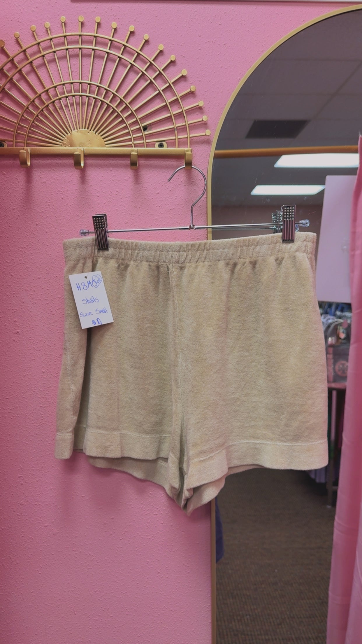 H&M Terry Shorts Size Small