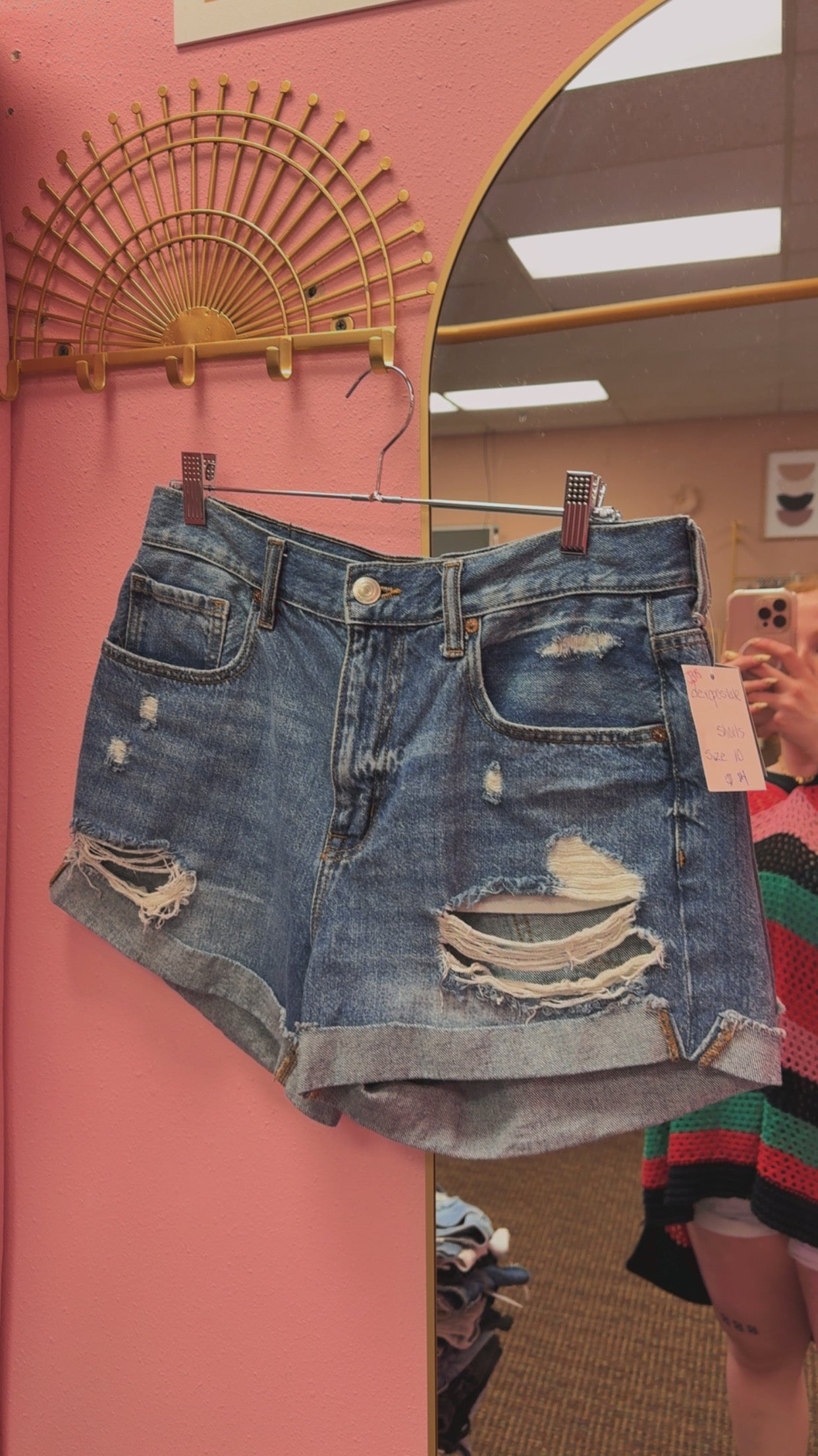 Aeropostale Distressed Shorts Size 10